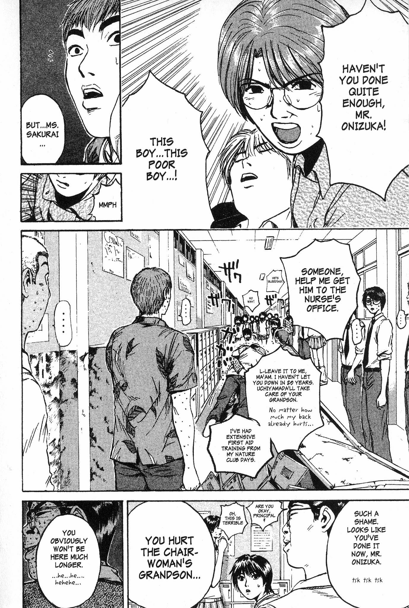 Great Teacher Onizuka Chapter 113 page 4 - Chapter 113: Major Incontinence
