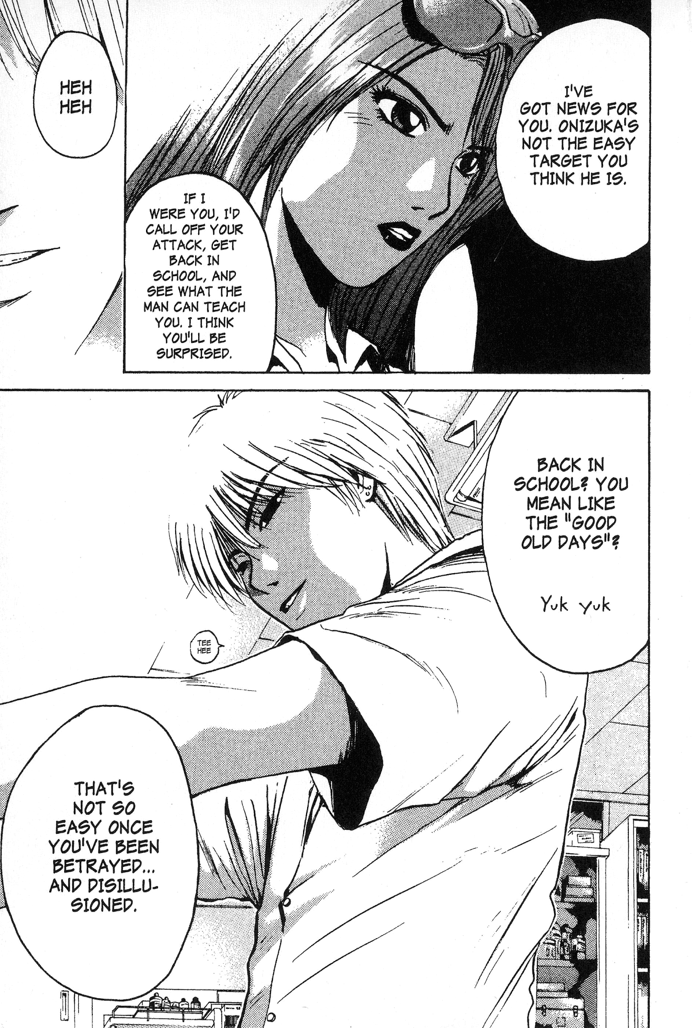 Great Teacher Onizuka Chapter 113 page 9 - Chapter 113: Major Incontinence