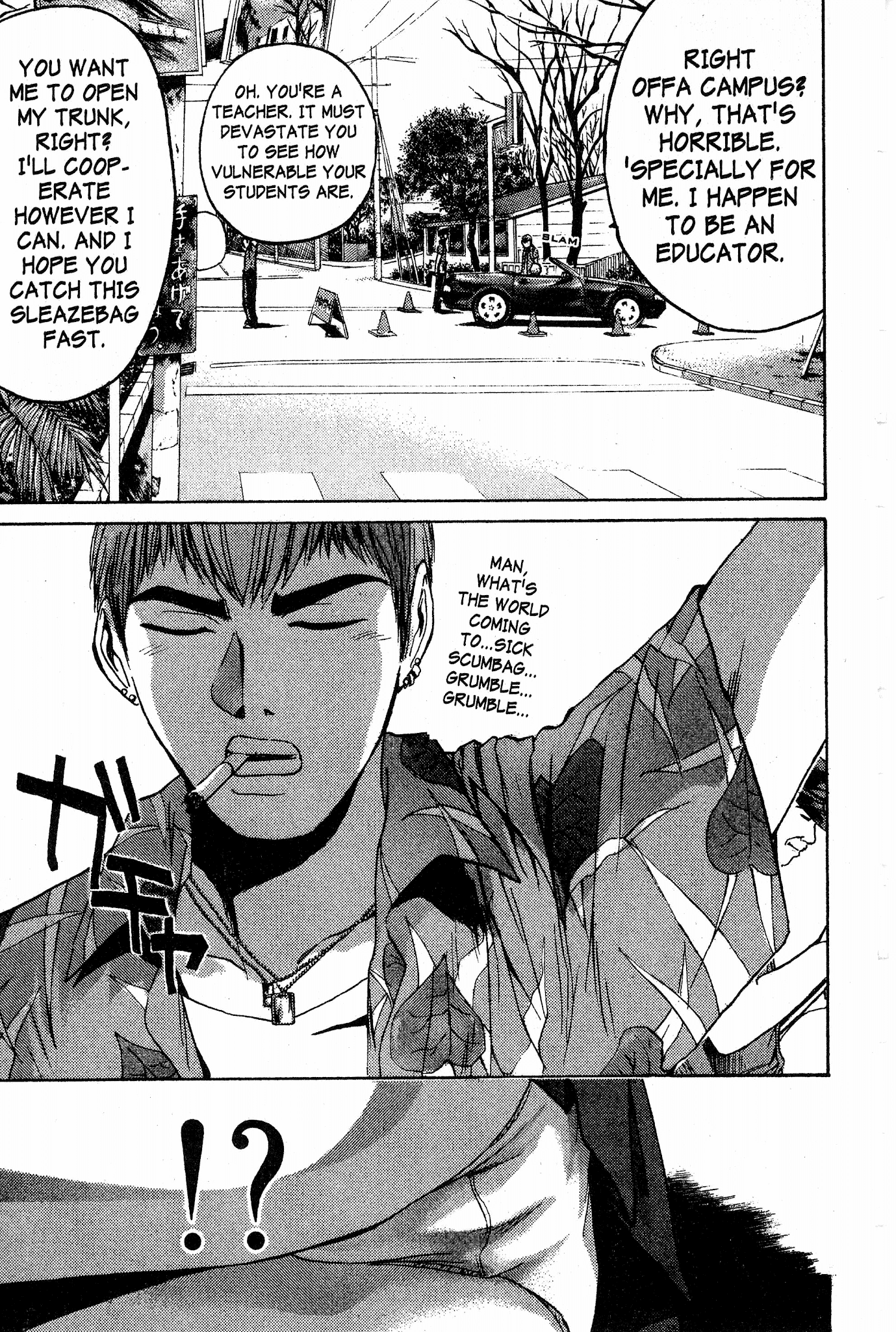 Great Teacher Onizuka Chapter 115 page 12 - Chapter 115: Smooth Johnny