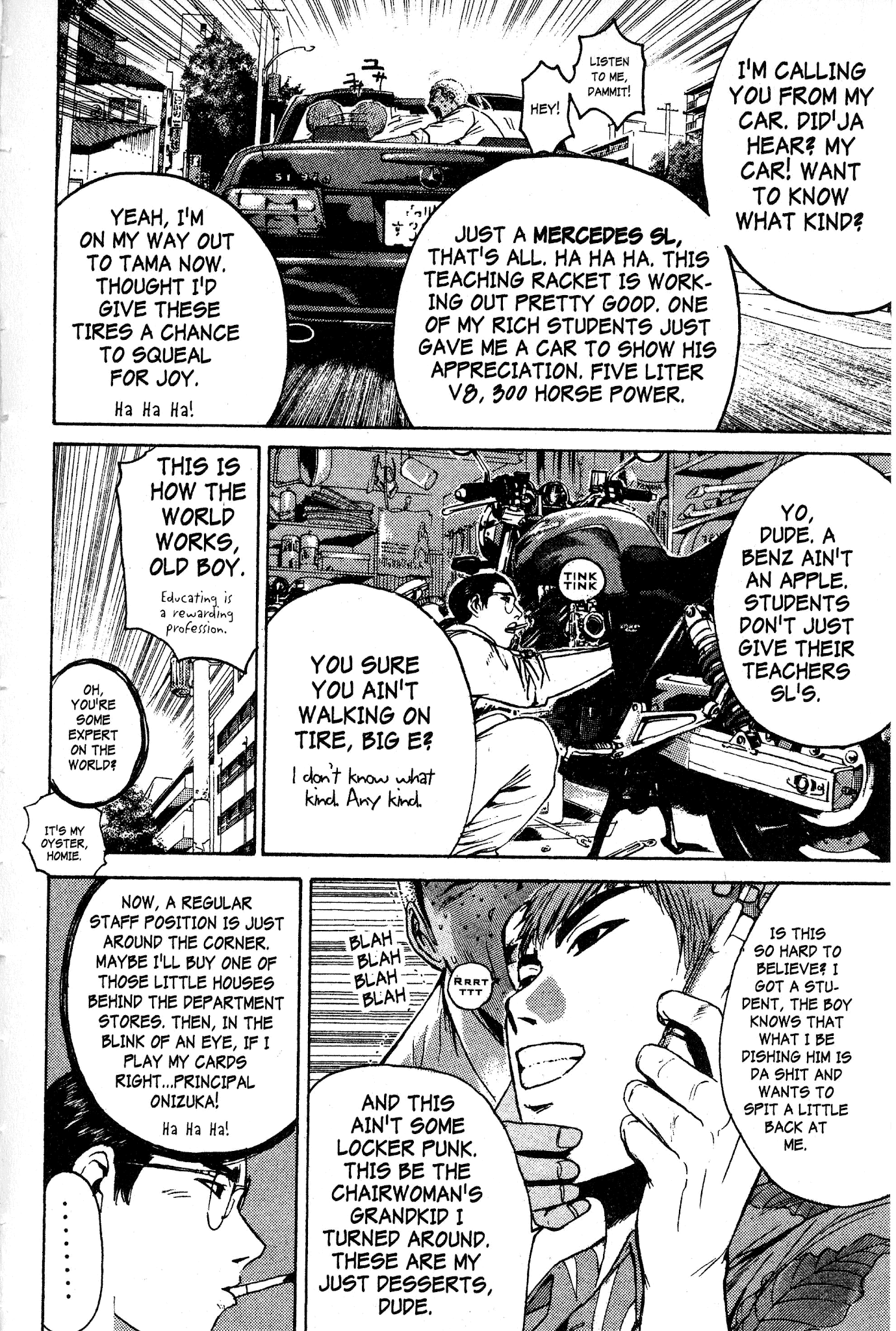 Great Teacher Onizuka Chapter 115 page 9 - Chapter 115: Smooth Johnny