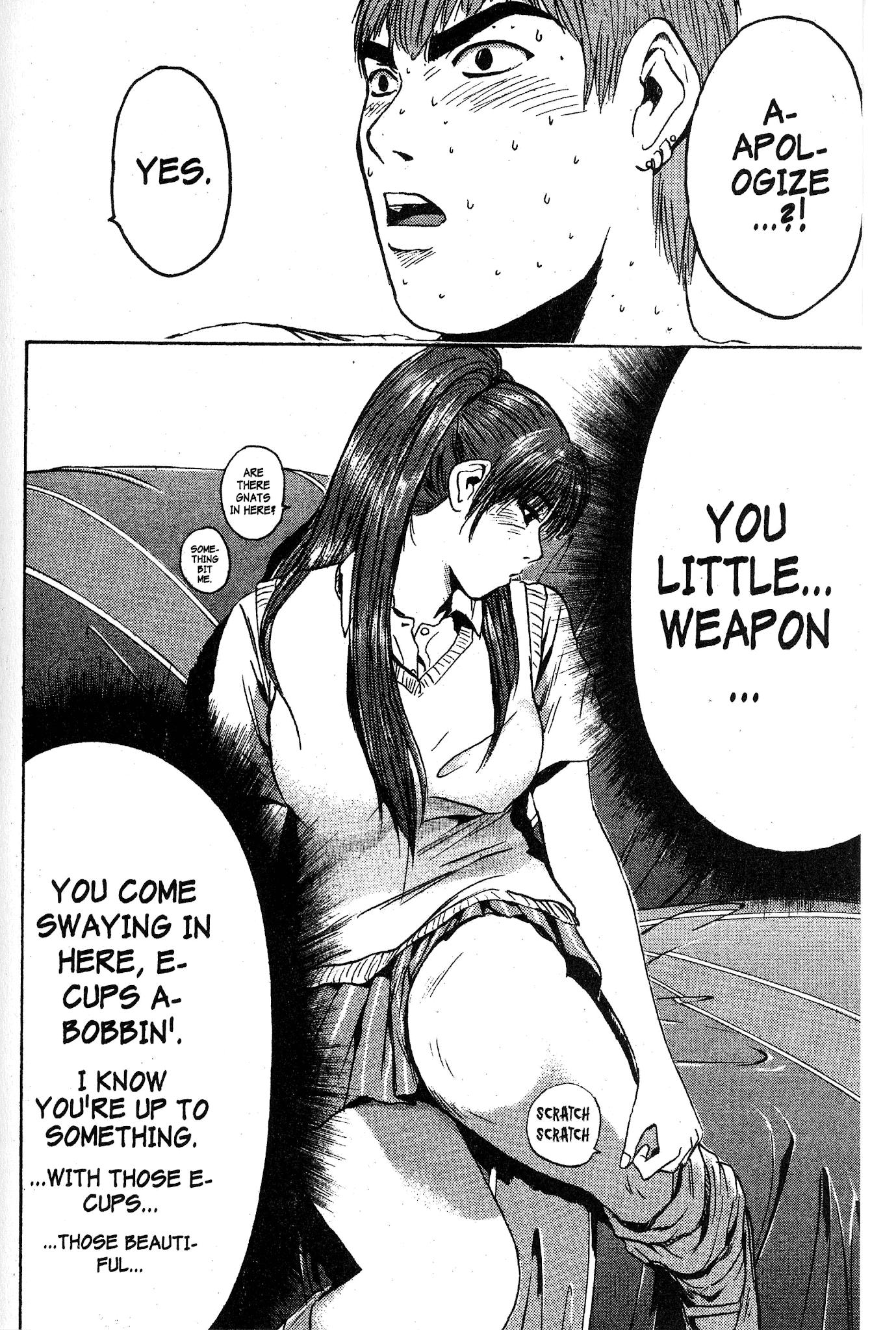 Great Teacher Onizuka Chapter 116 page 18 - Chapter 116: Cuties, Crap, and the Secret Stash