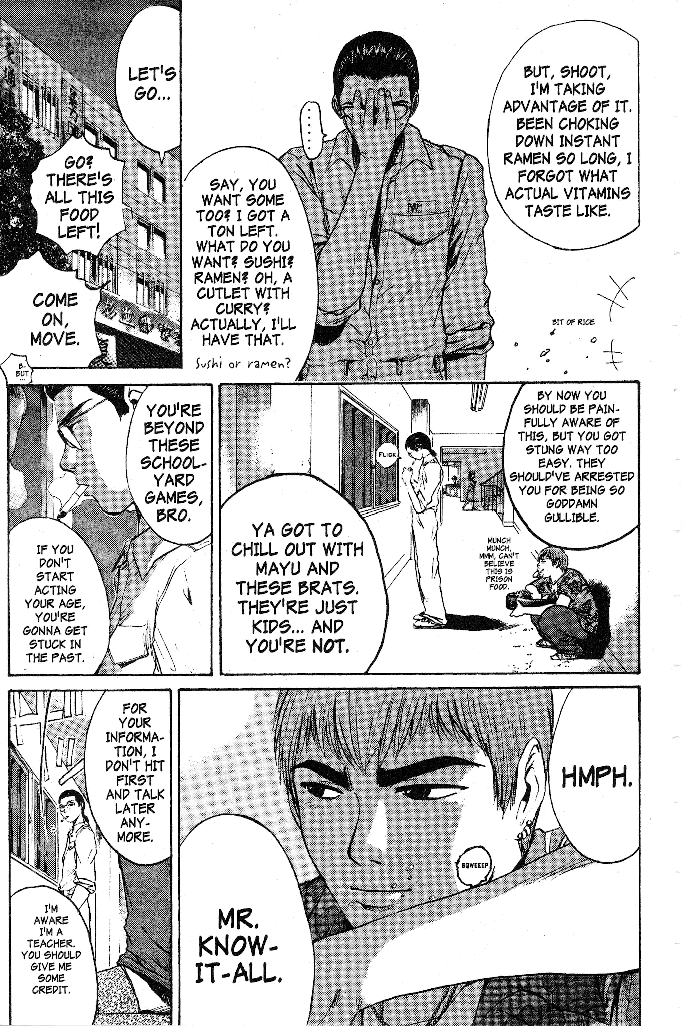 Great Teacher Onizuka Chapter 116 page 7 - Chapter 116: Cuties, Crap, and the Secret Stash