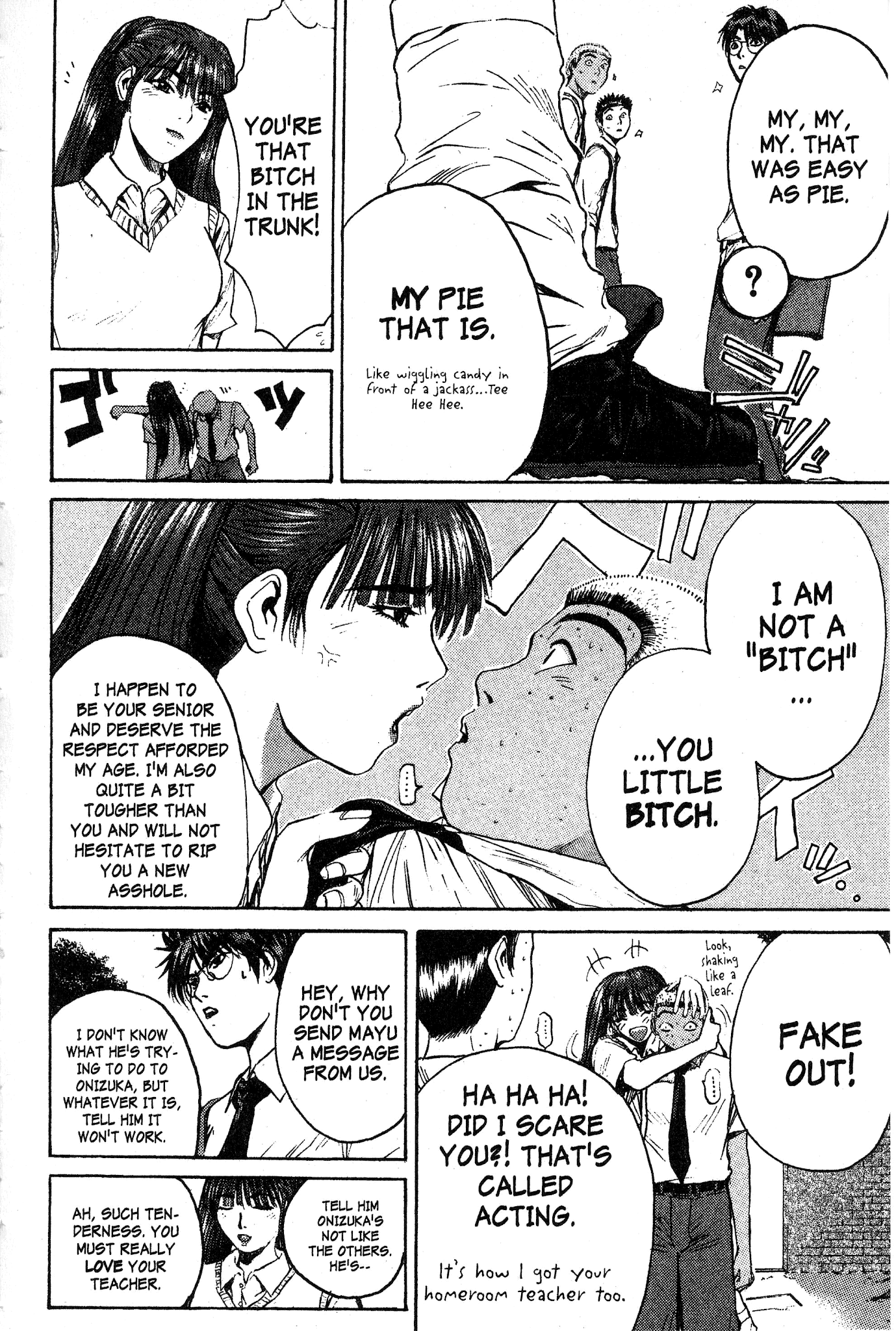 Great Teacher Onizuka Chapter 117 page 17 - Chapter 117: The Girl with the Butterfly Tattoo