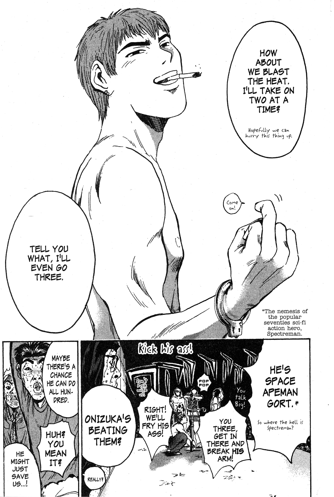 Great Teacher Onizuka Chapter 120 page 4 - Chapter 120: The Hundred to One Shot