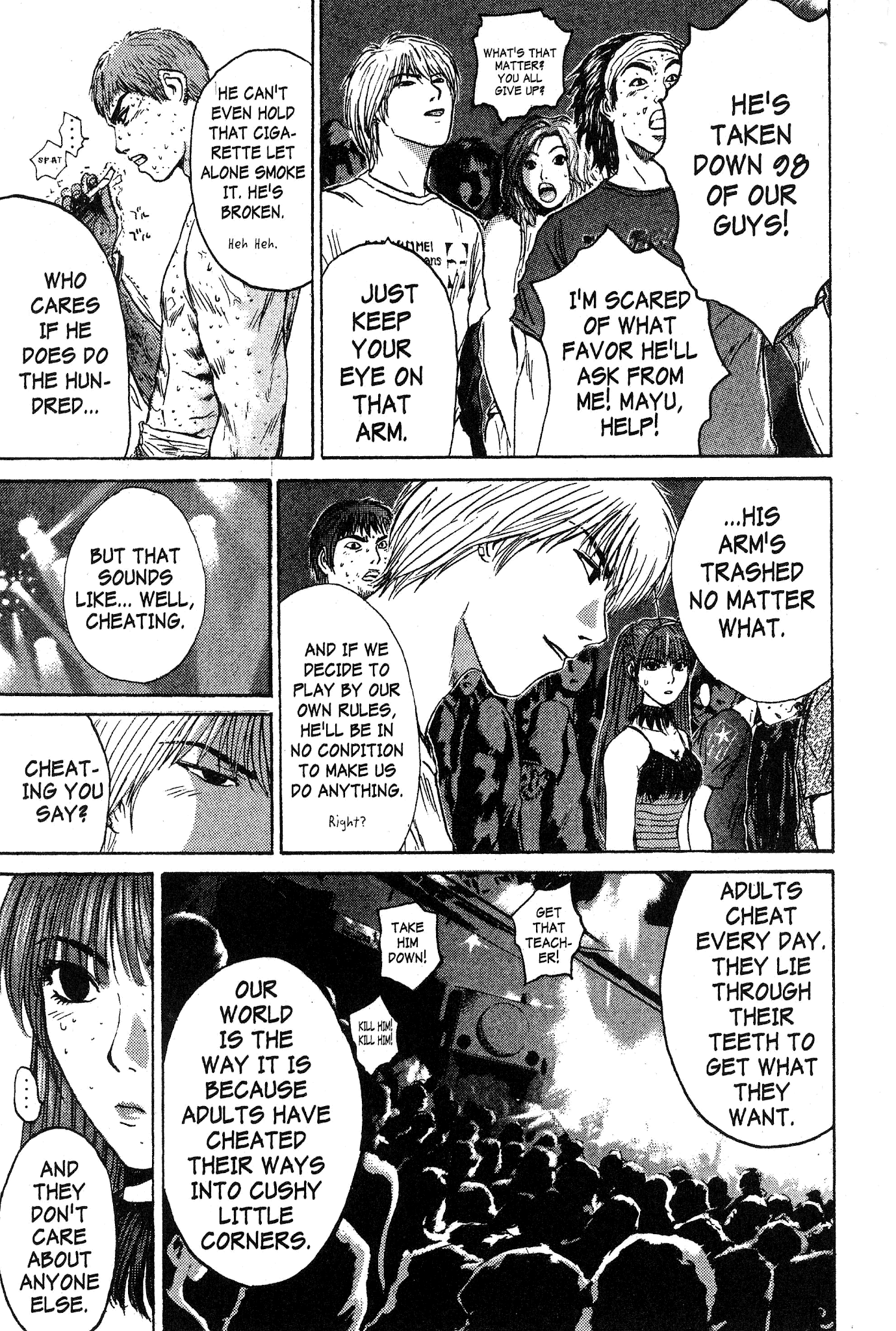 Great Teacher Onizuka Chapter 121 page 11 - Chapter 121: Thirteen Steps to the Hanging Block