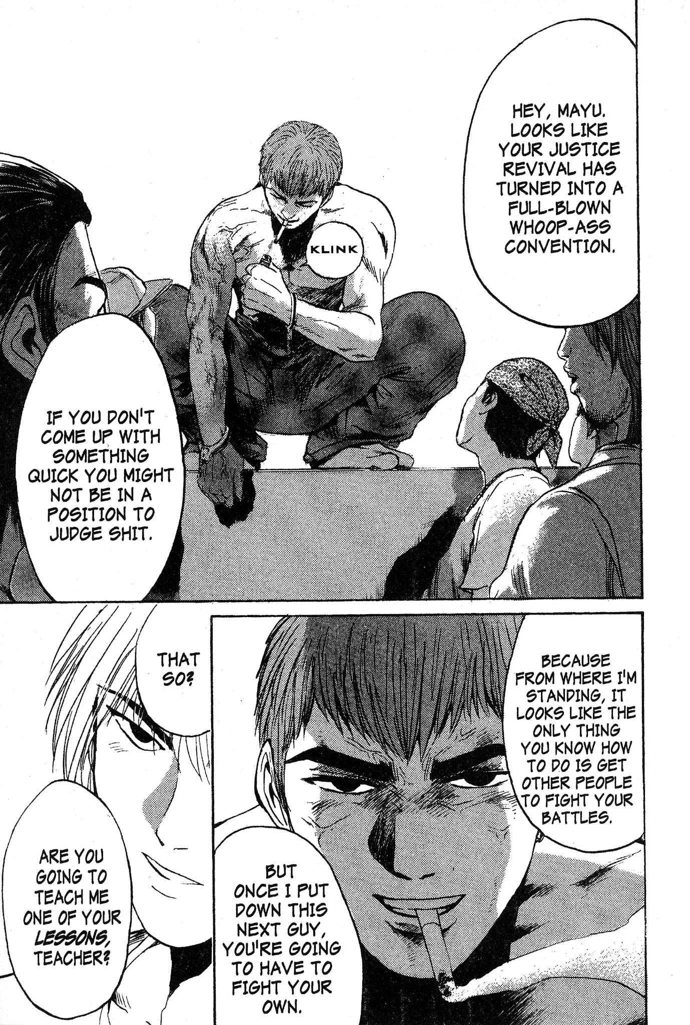 Great Teacher Onizuka Chapter 121 page 13 - Chapter 121: Thirteen Steps to the Hanging Block