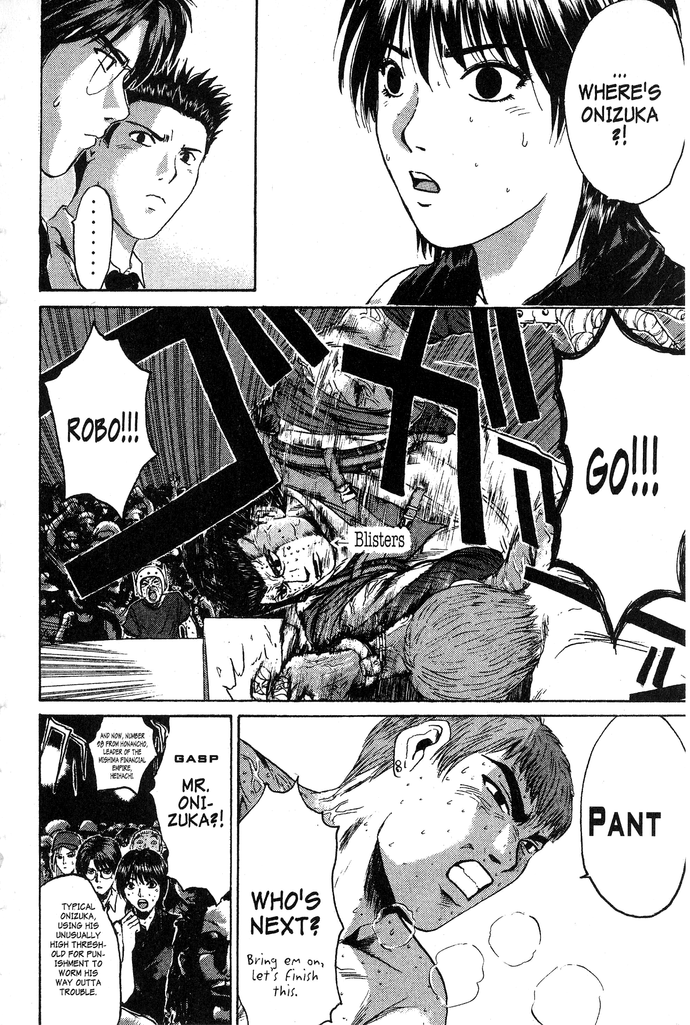 Great Teacher Onizuka Chapter 121 page 8 - Chapter 121: Thirteen Steps to the Hanging Block