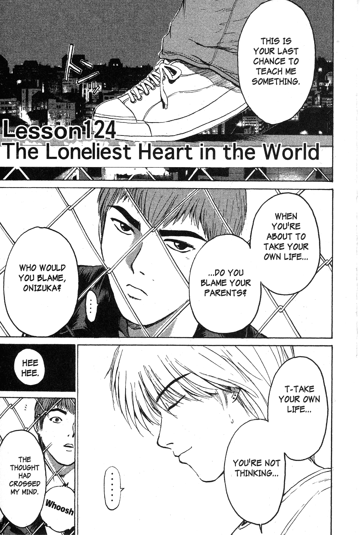 Great Teacher Onizuka Chapter 124 page 6 - Chapter 124: The Loneliest Heart in the World