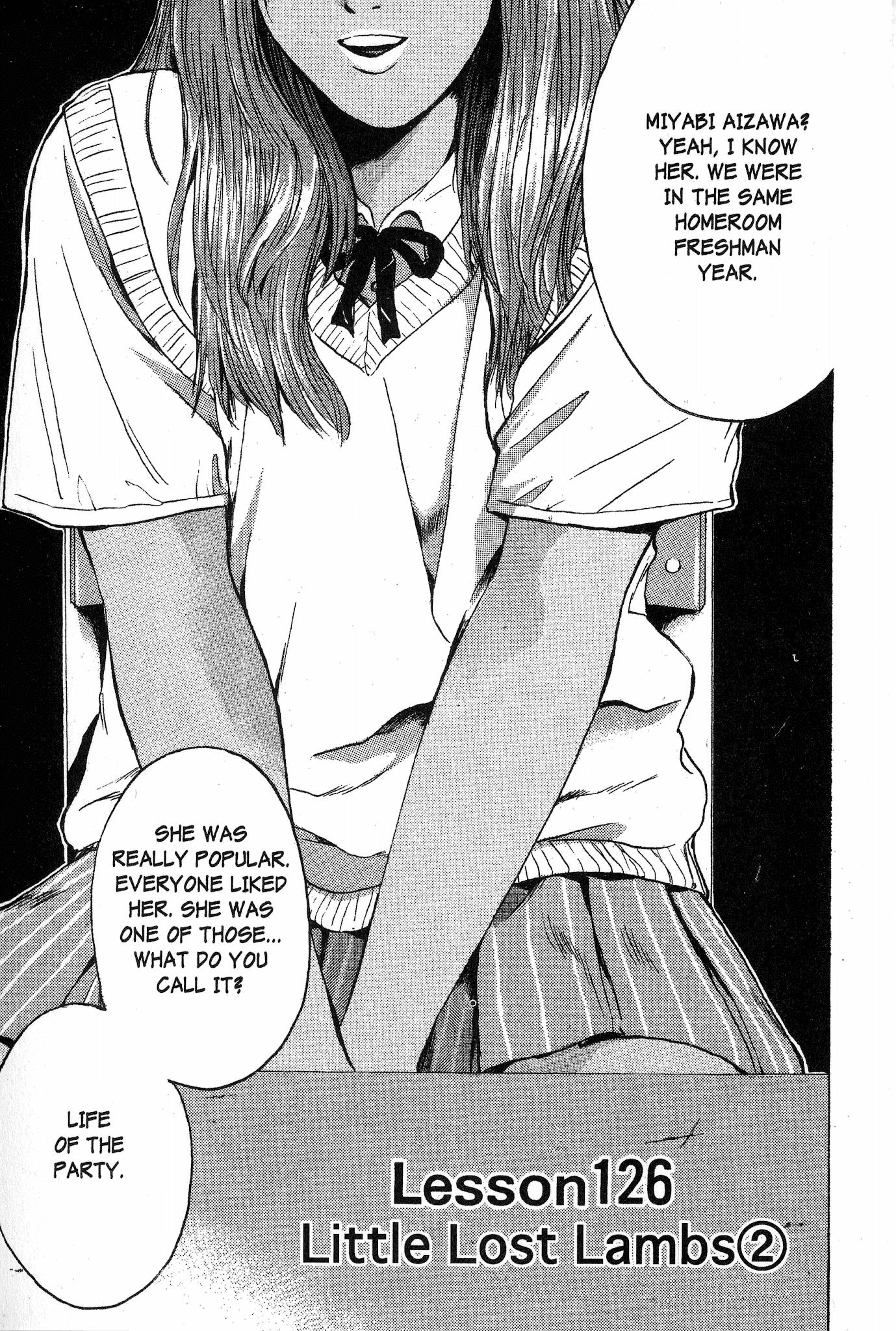 Great Teacher Onizuka Chapter 126 page 1 - Chapter 126: Lost Little Lambs (Part 2)