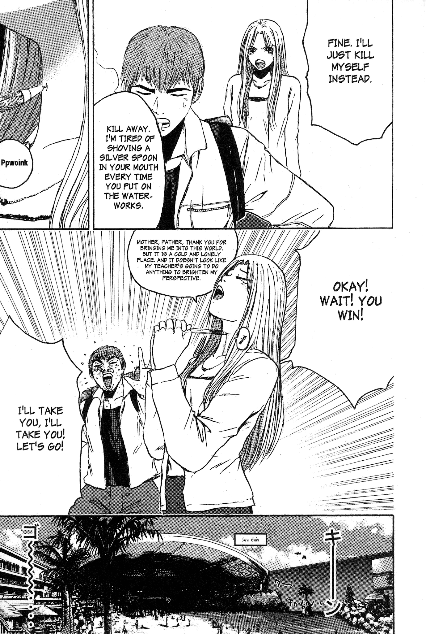 Great Teacher Onizuka Chapter 128 page 9 - Chapter 128: Lonely Little Fish