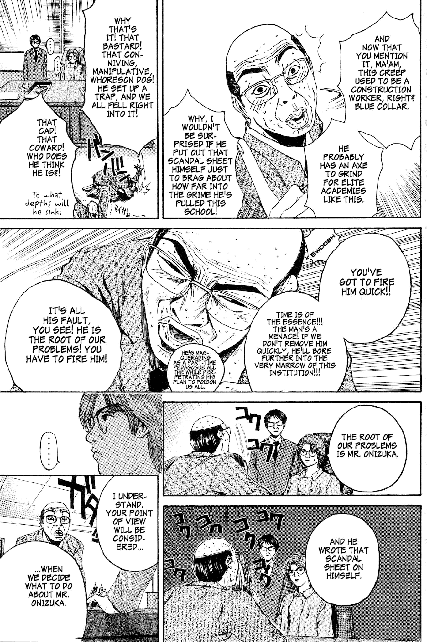 Great Teacher Onizuka Chapter 136 page 11 - Chapter 136: And a Boomerang Feels No Pain