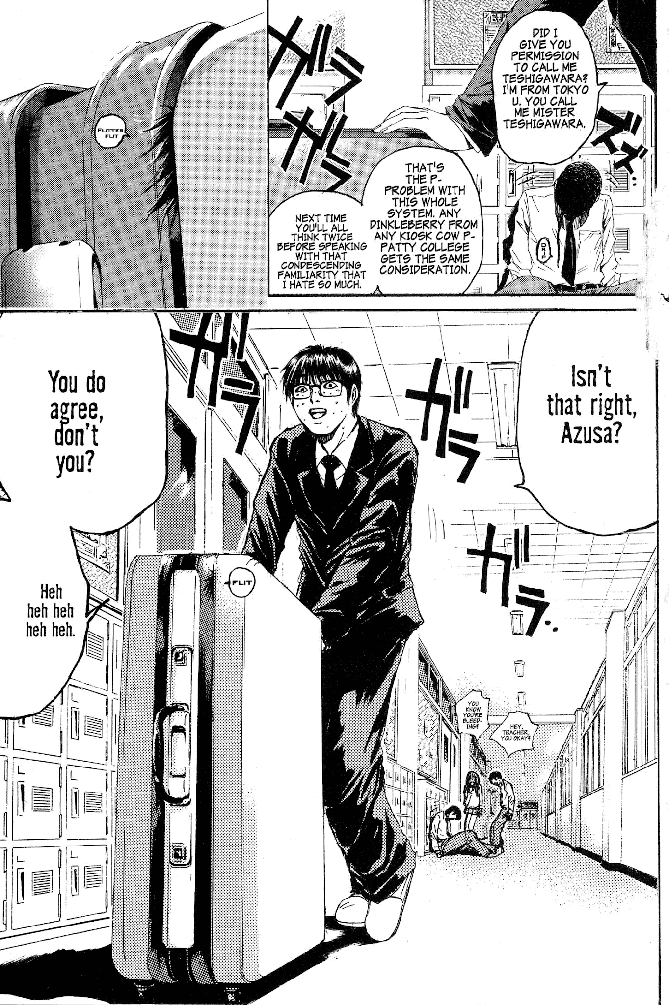 Great Teacher Onizuka Chapter 136 page 3 - Chapter 136: And a Boomerang Feels No Pain