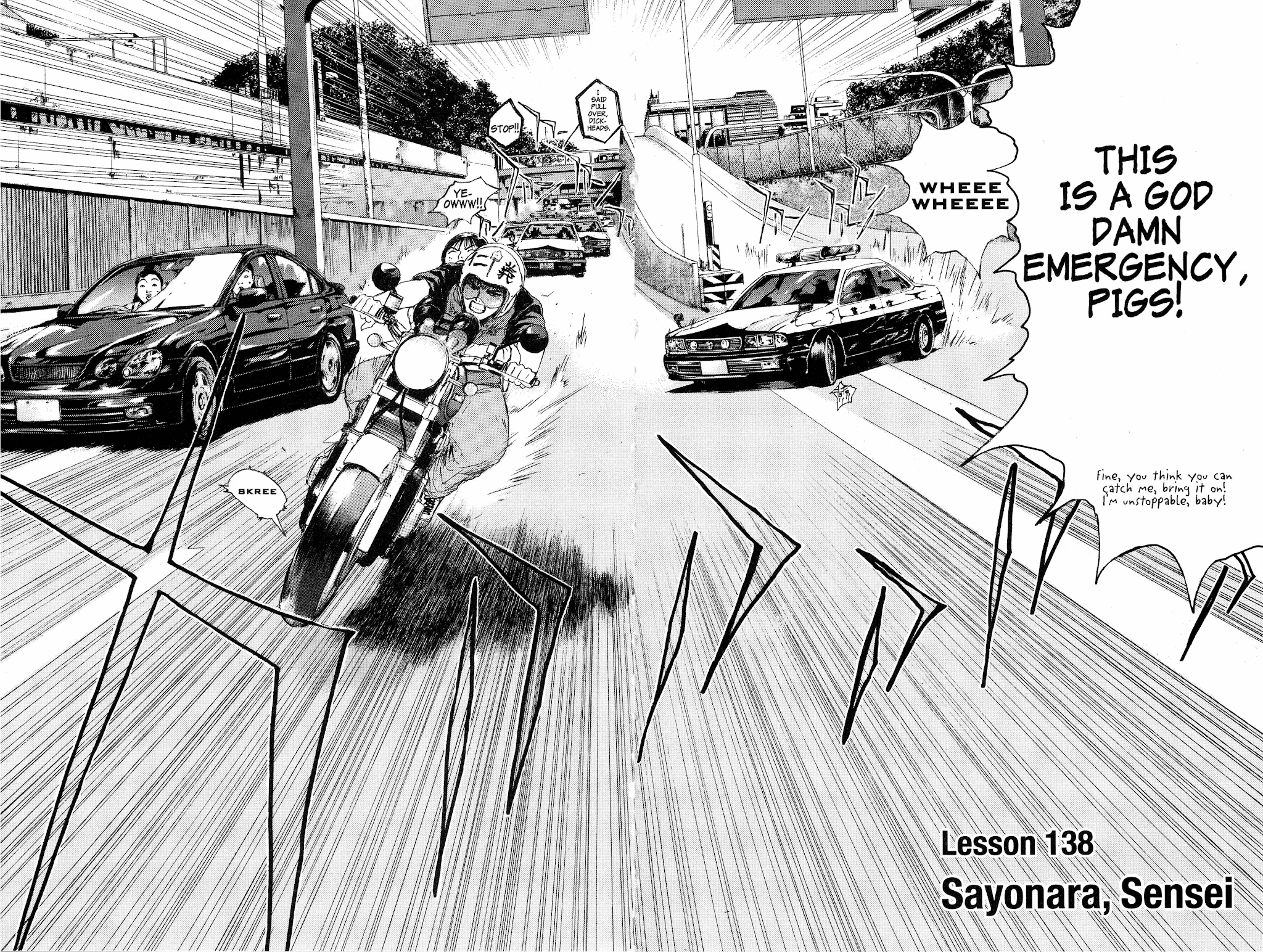 Great Teacher Onizuka Chapter 138 page 1 - Chapter 138: Sayonara, Sensei