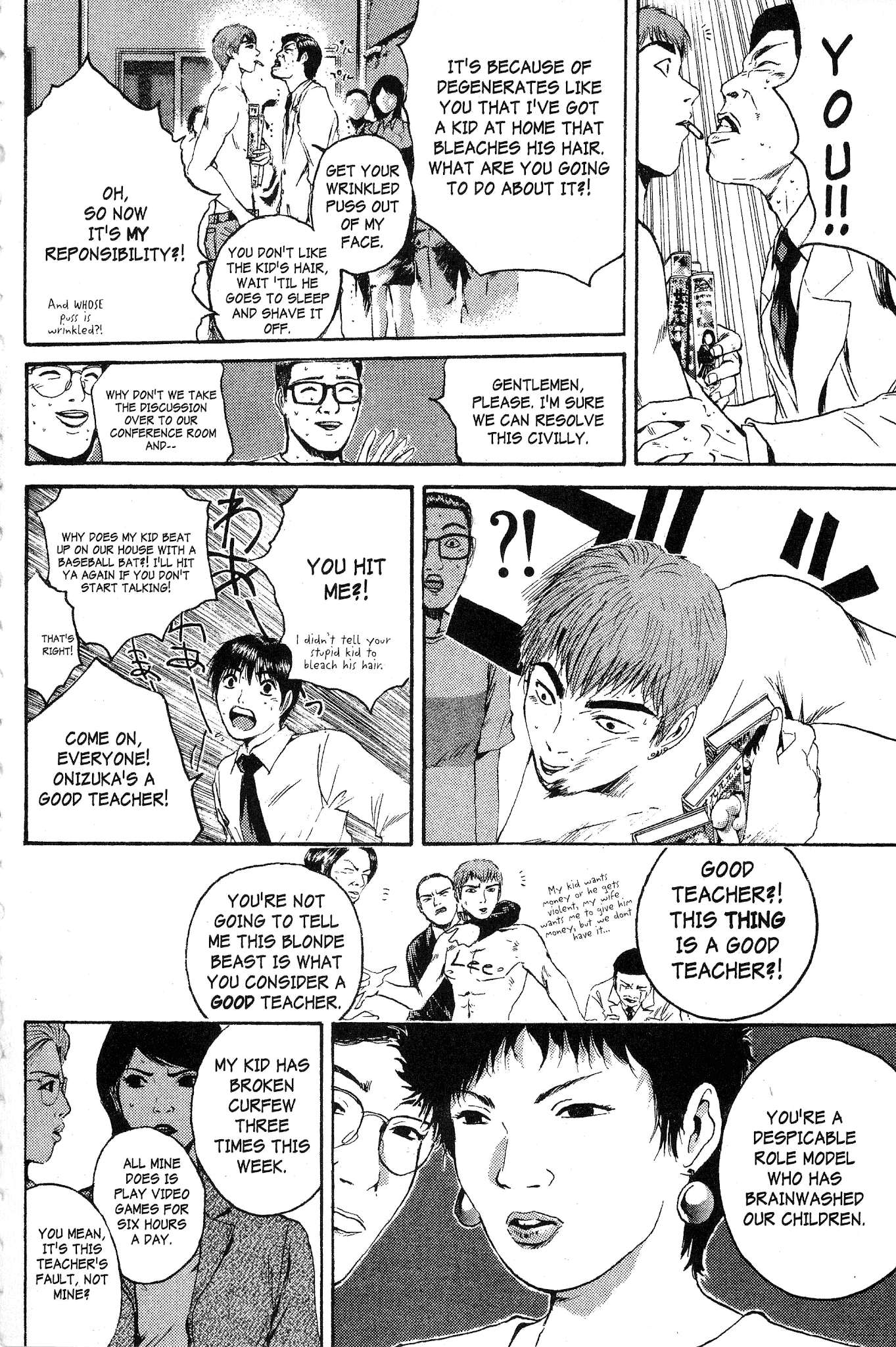Great Teacher Onizuka Chapter 142 page 10 - Chapter 142: A Shock to the System