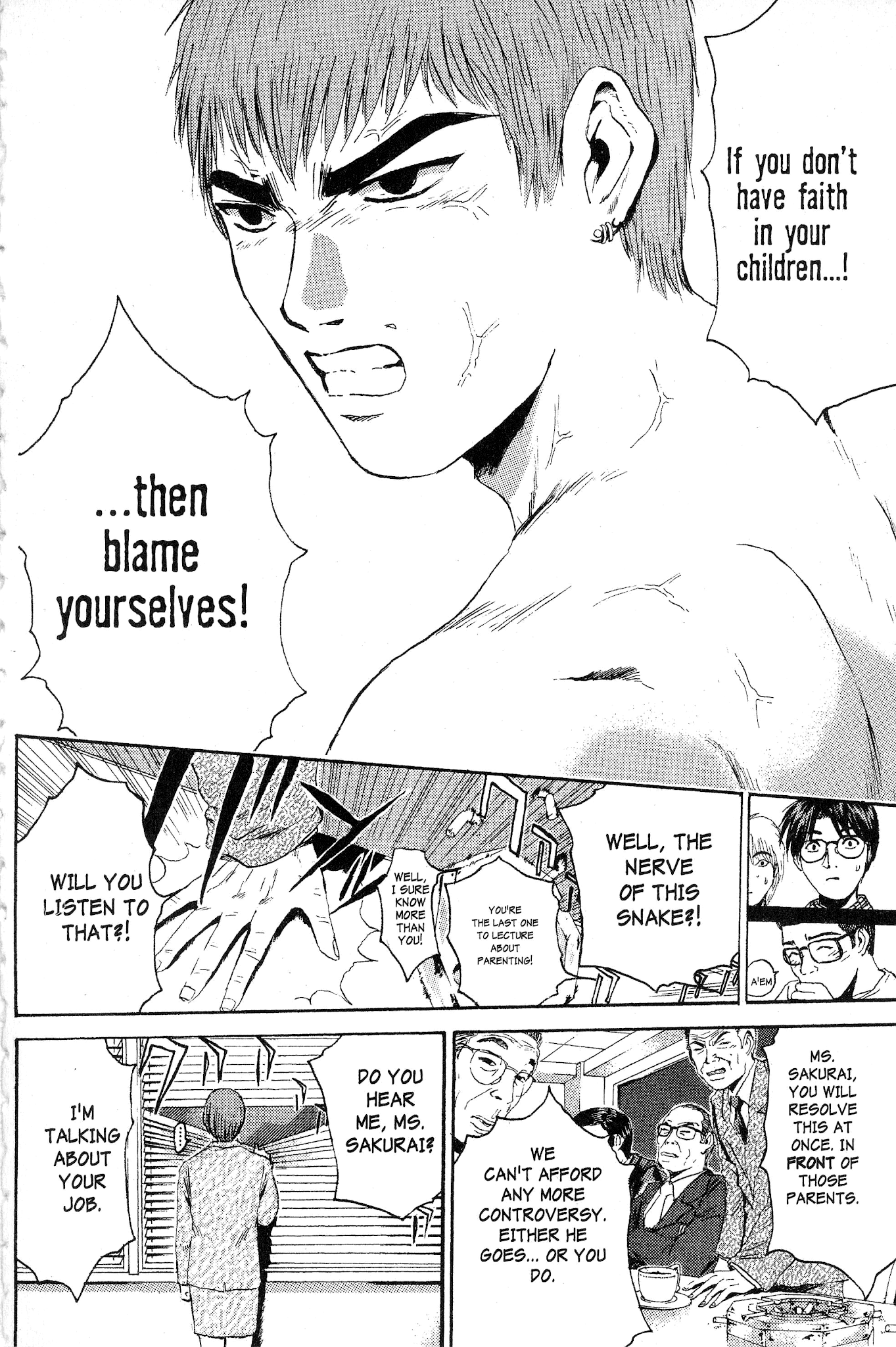 Great Teacher Onizuka Chapter 142 page 12 - Chapter 142: A Shock to the System