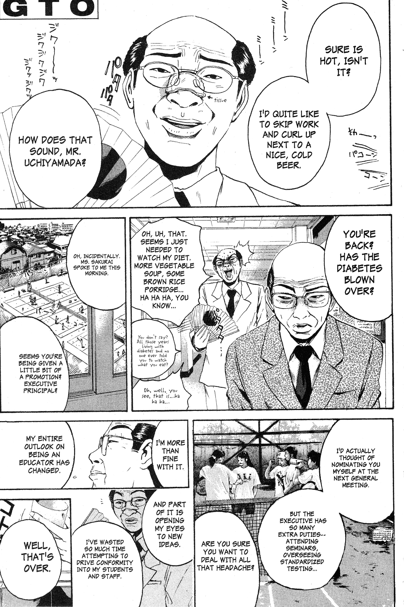 Great Teacher Onizuka Chapter 143 page 1 - Chapter 143: Born Anew
