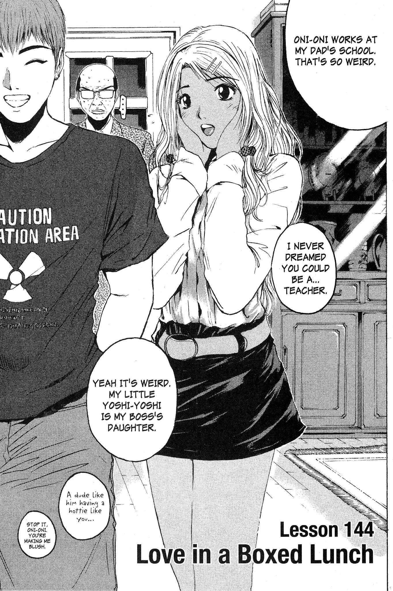 Great Teacher Onizuka Chapter 144 page 1 - Chapter 144: Love in a Boxed Lunch