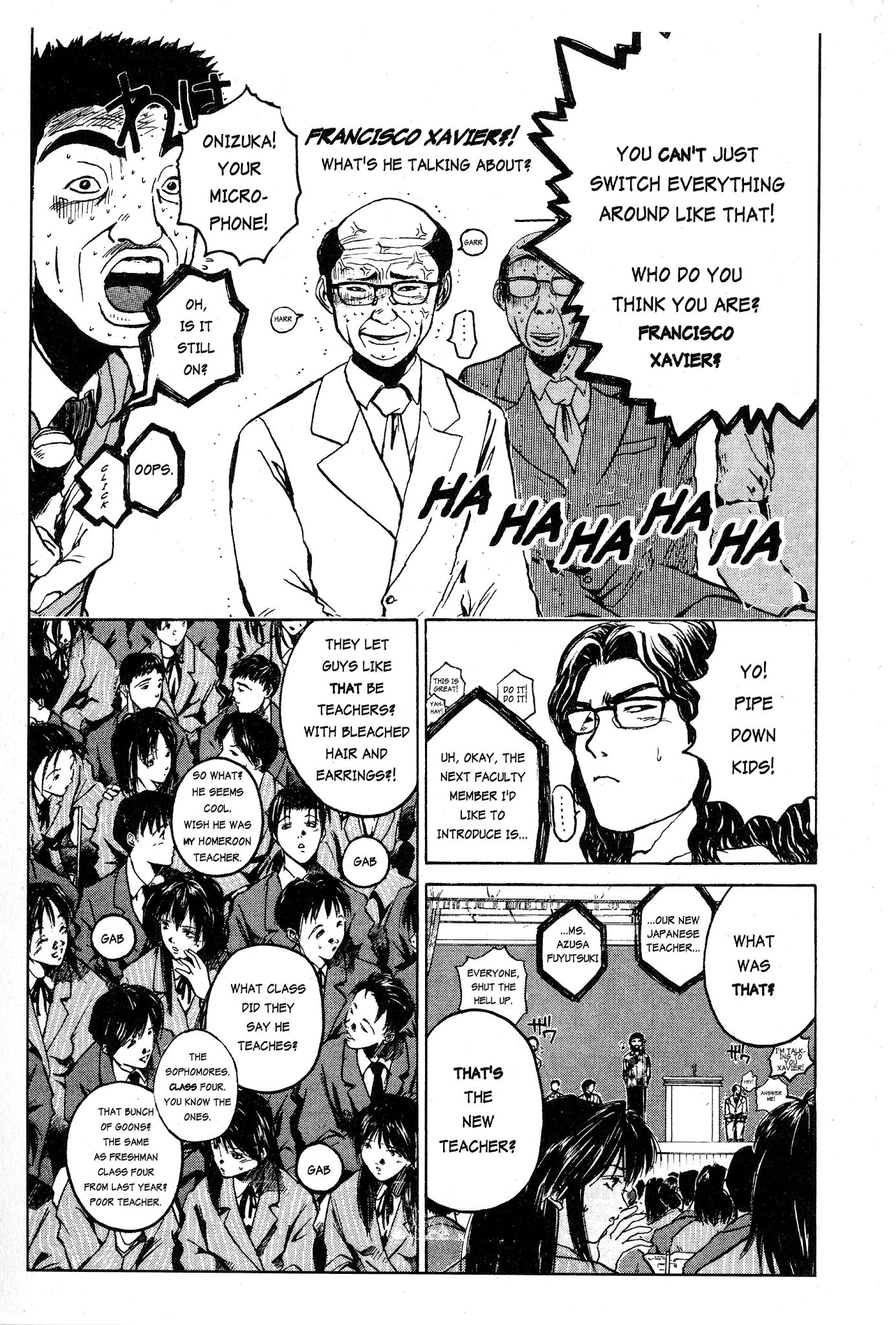 Great Teacher Onizuka Chapter 15 page 11 - Chapter 15: Originally 2nd Year, 4th Class