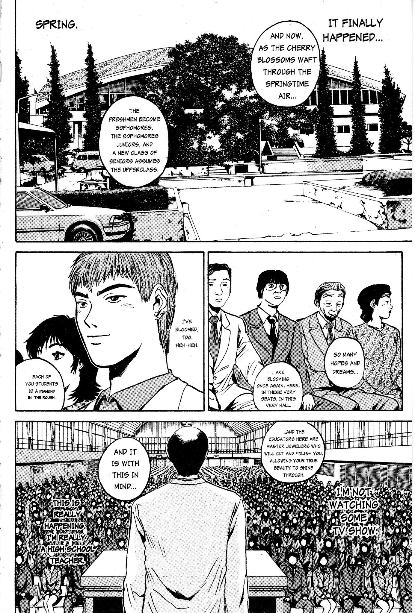 Great Teacher Onizuka Chapter 15 page 6 - Chapter 15: Originally 2nd Year, 4th Class