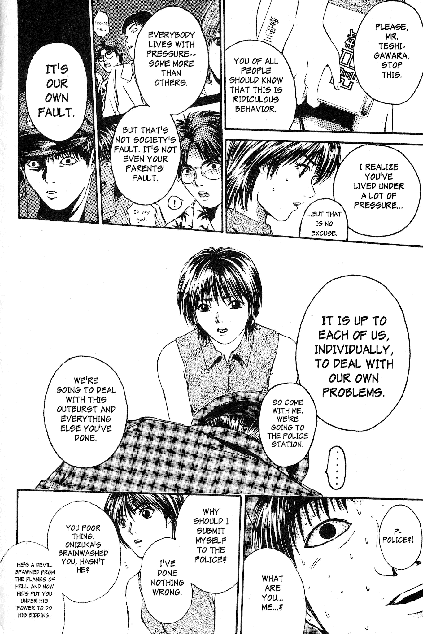 Great Teacher Onizuka Chapter 152 page 10 - Chapter 152: The Metamorphosis