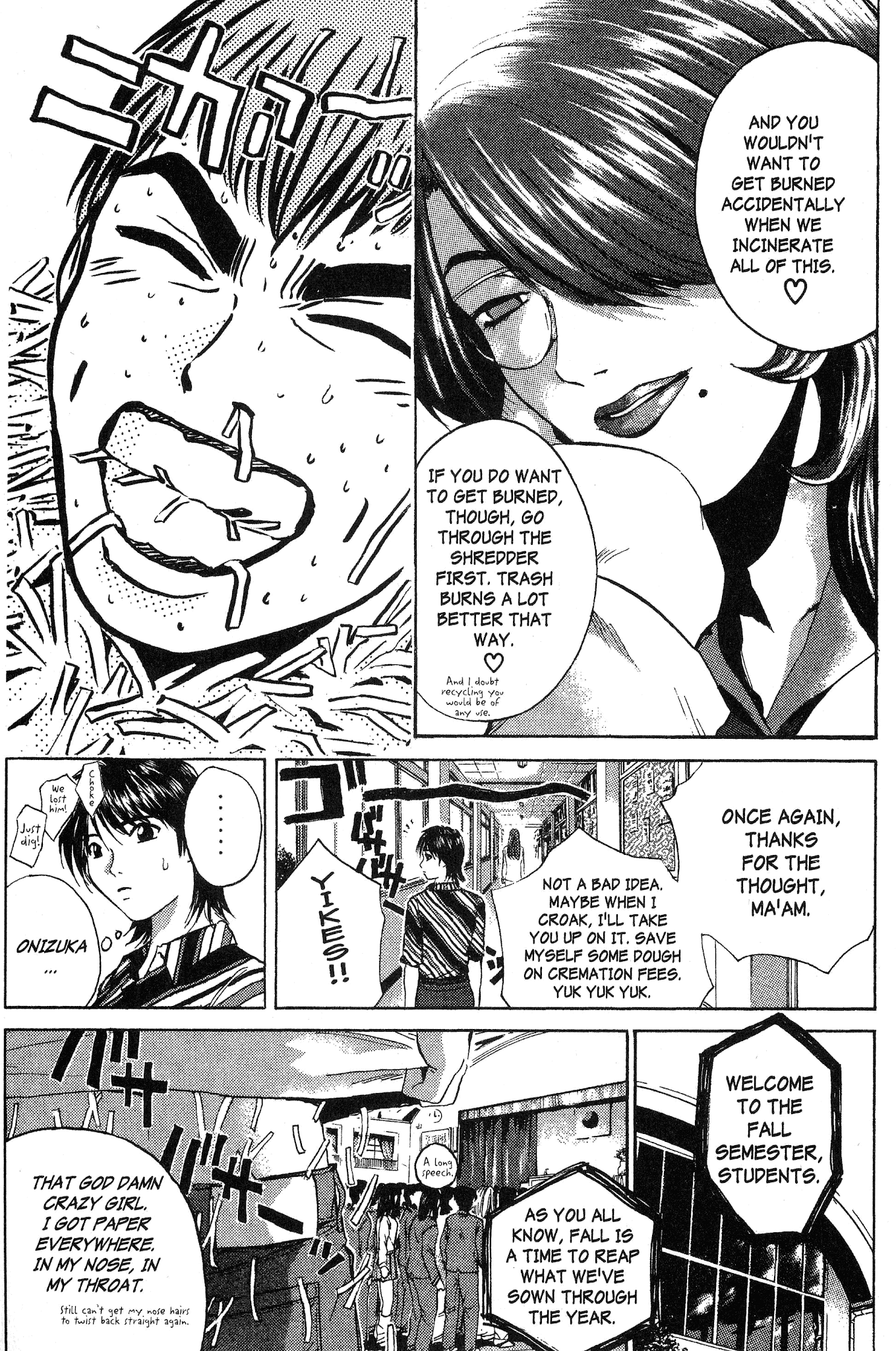 Great Teacher Onizuka Chapter 159 page 8 - Chapter 159: The Wastes' Boogie