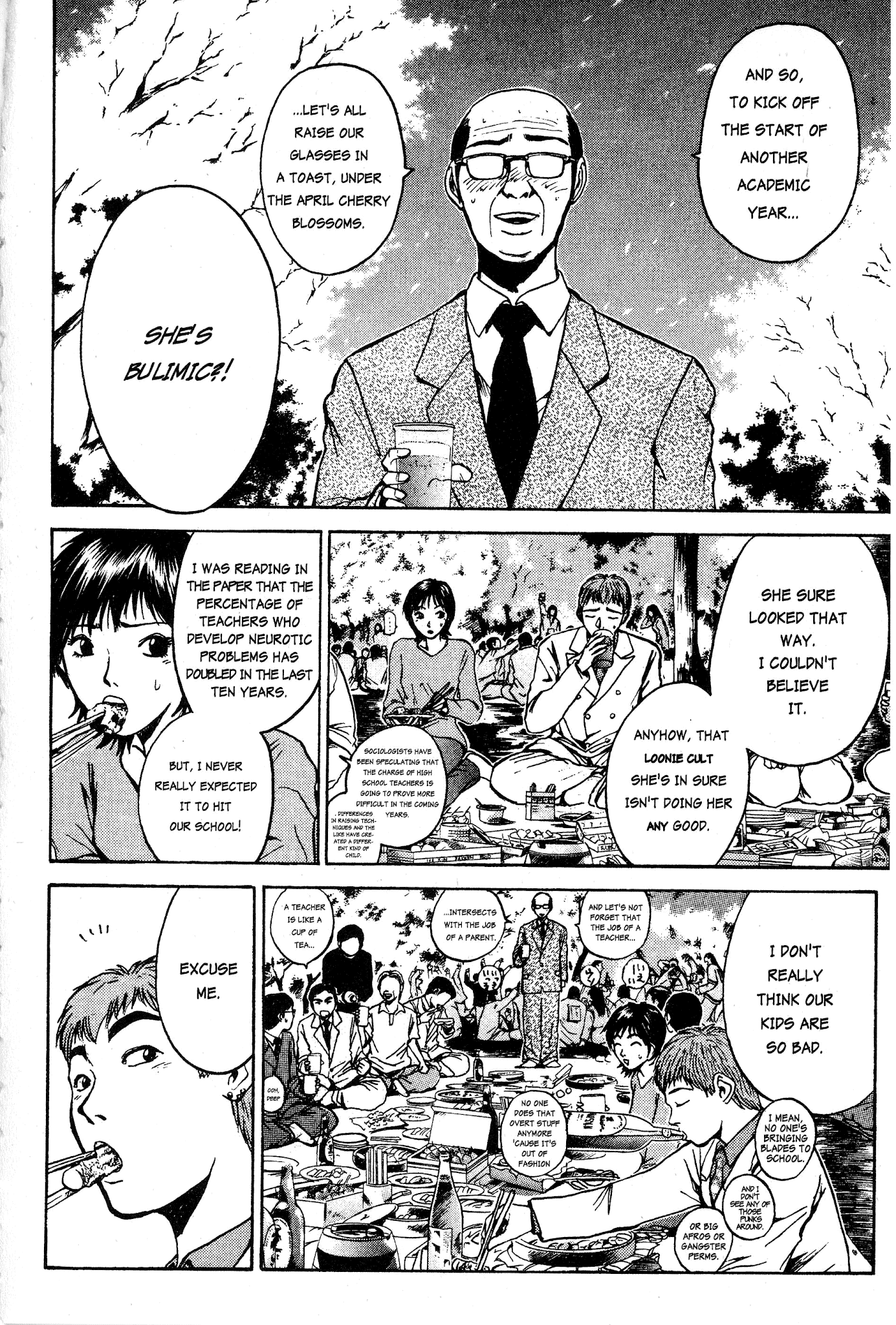 Great Teacher Onizuka Chapter 16 page 10 - Chapter 16: Teacher Bullying (Part 1)