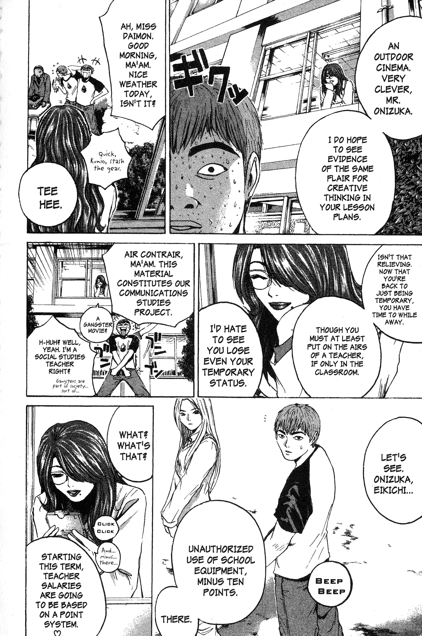 Great Teacher Onizuka Chapter 160 page 7 - Chapter 160: Scoring 200 Percent
