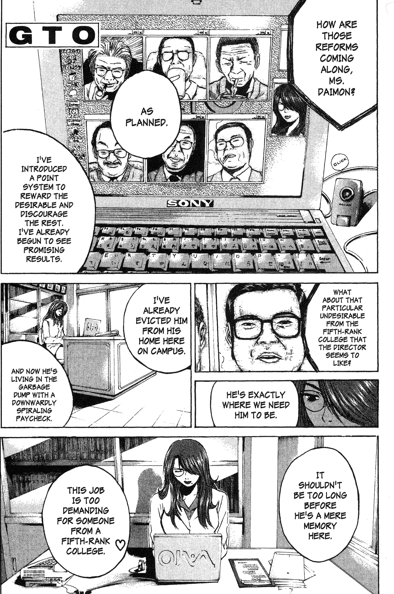 Great Teacher Onizuka Chapter 162 page 1 - Chapter 162: Man's Enormous Machete