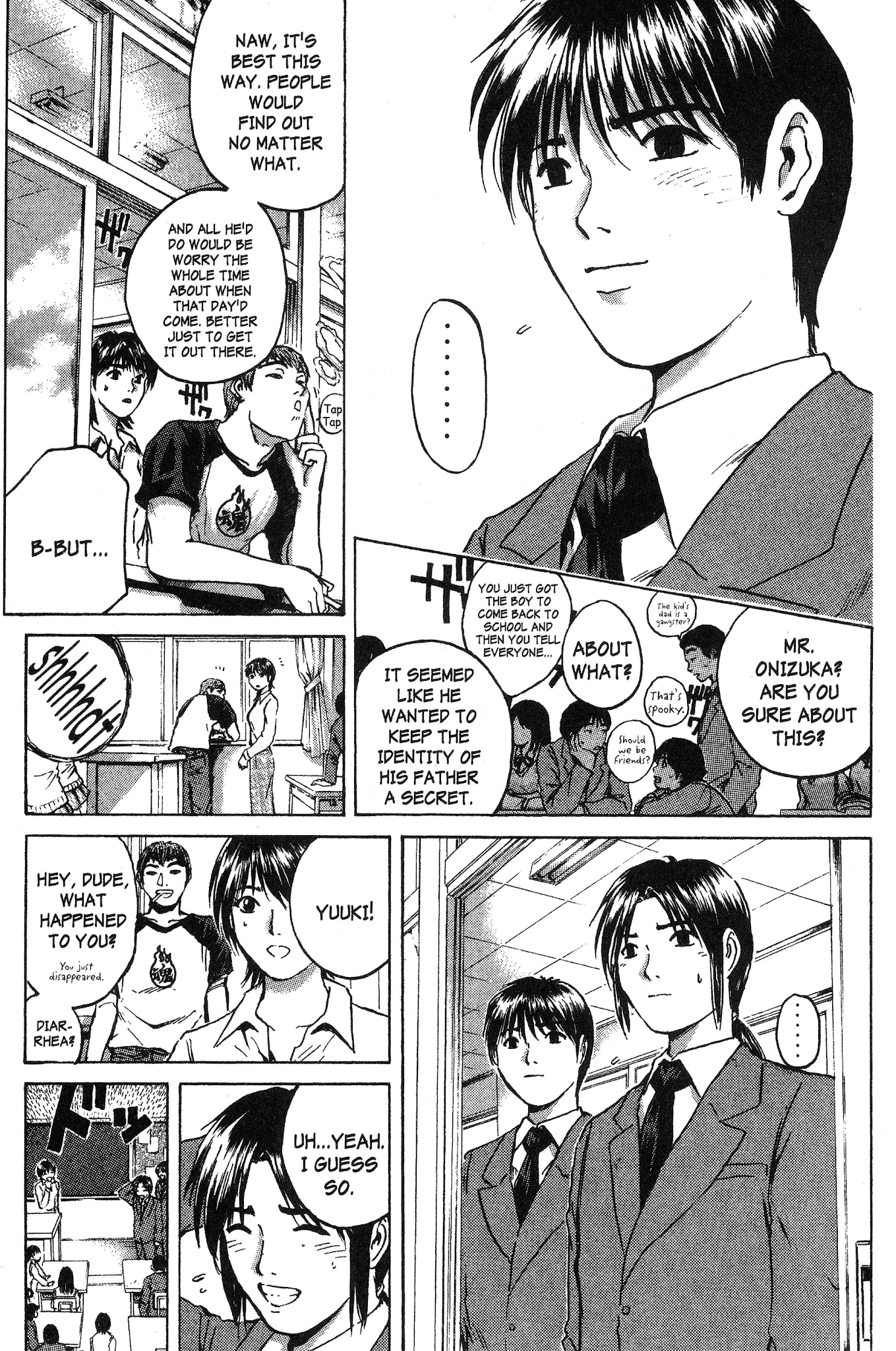 Great Teacher Onizuka Chapter 162 page 10 - Chapter 162: Man's Enormous Machete