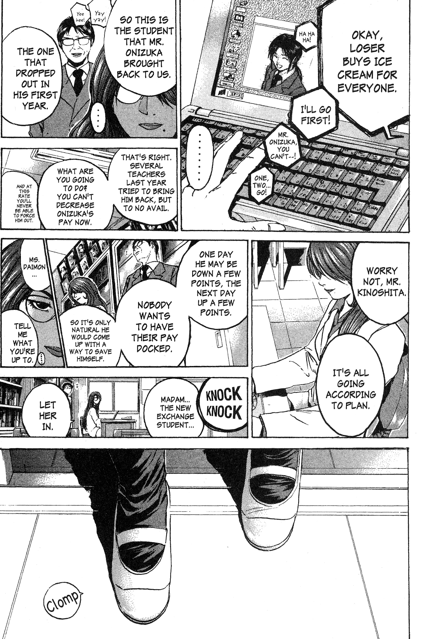 Great Teacher Onizuka Chapter 162 page 12 - Chapter 162: Man's Enormous Machete