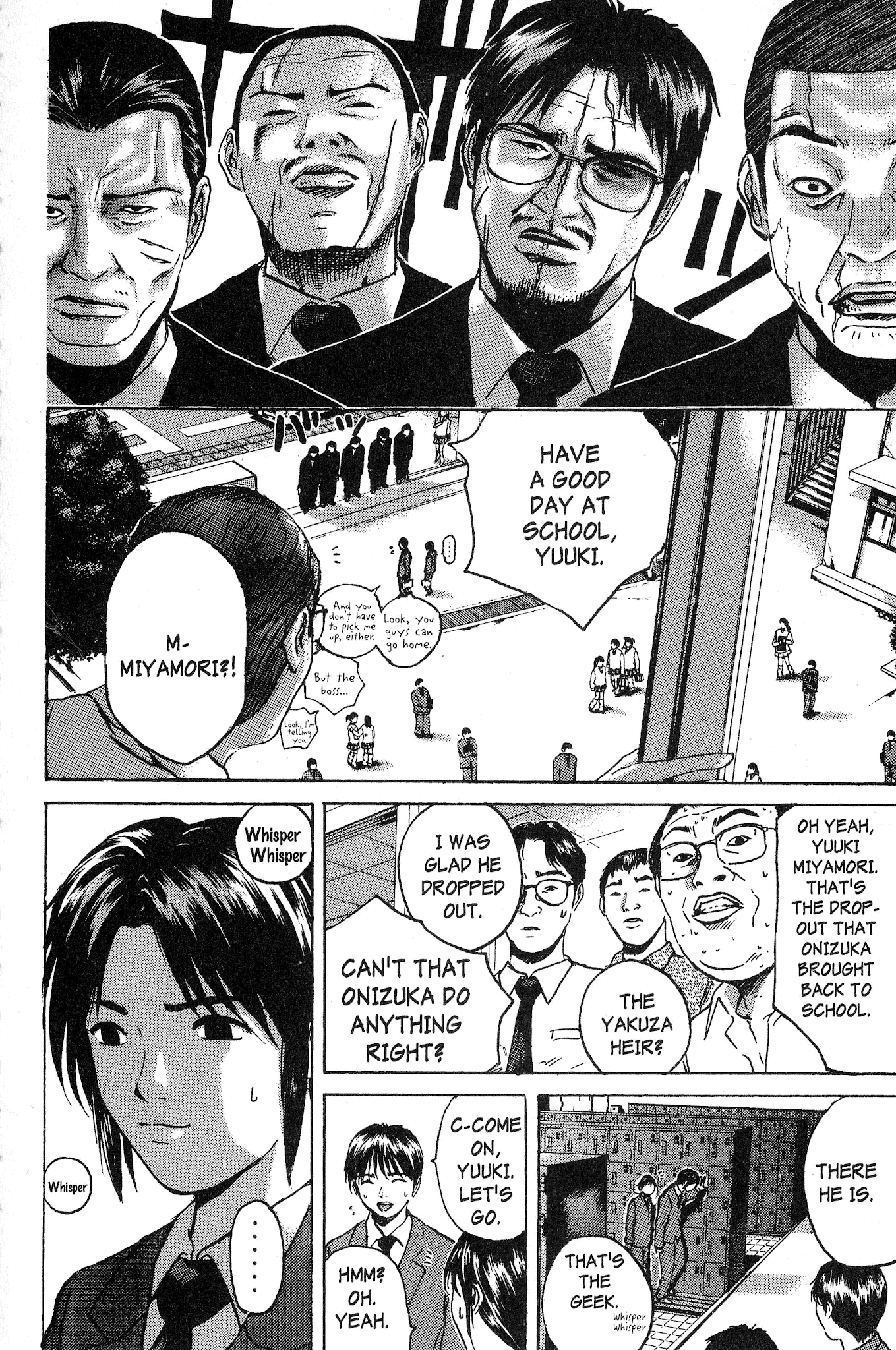 Great Teacher Onizuka Chapter 162 page 5 - Chapter 162: Man's Enormous Machete