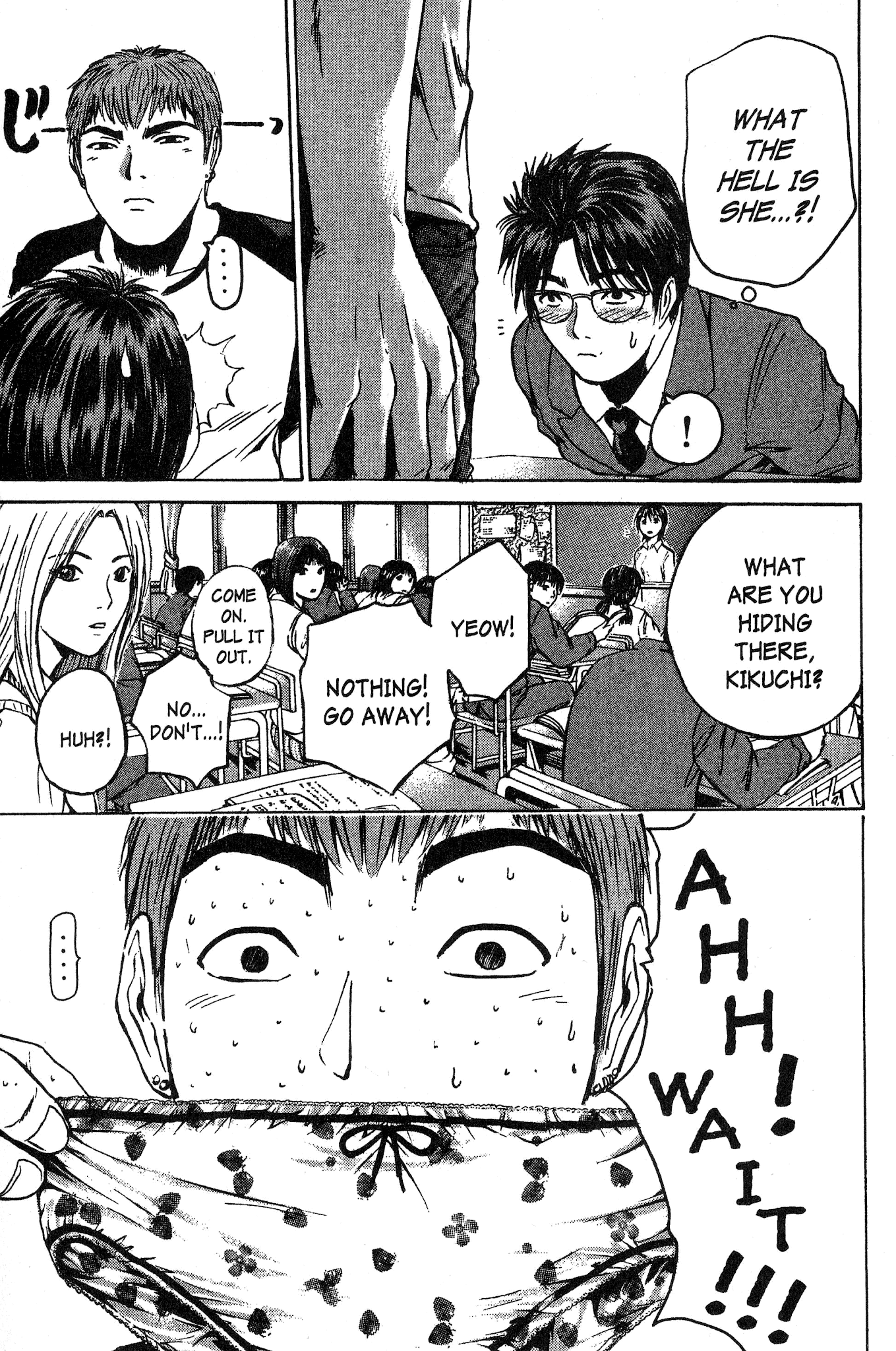 Great Teacher Onizuka Chapter 164 page 14 - Chapter 164: The Love of Wearing Strawberry Panties