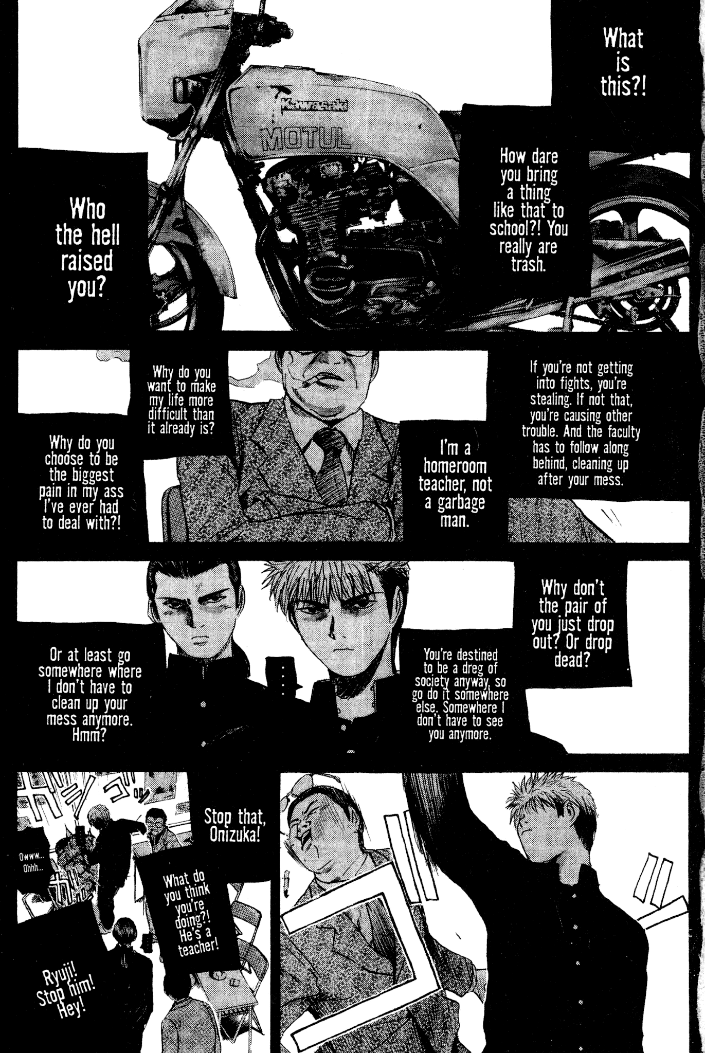 Great Teacher Onizuka Chapter 169 page 15 - Chapter 169: You're Just Reading from the Textbook
