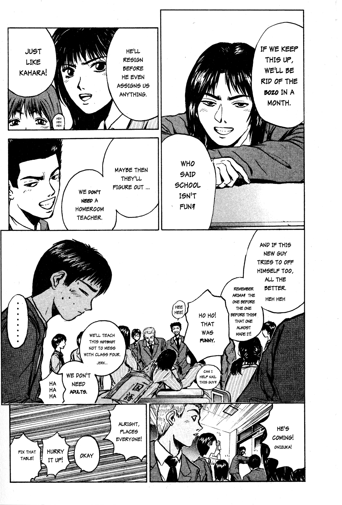 Great Teacher Onizuka Chapter 17 page 9 - Chapter 17: Teacher Bullying (Part 2)