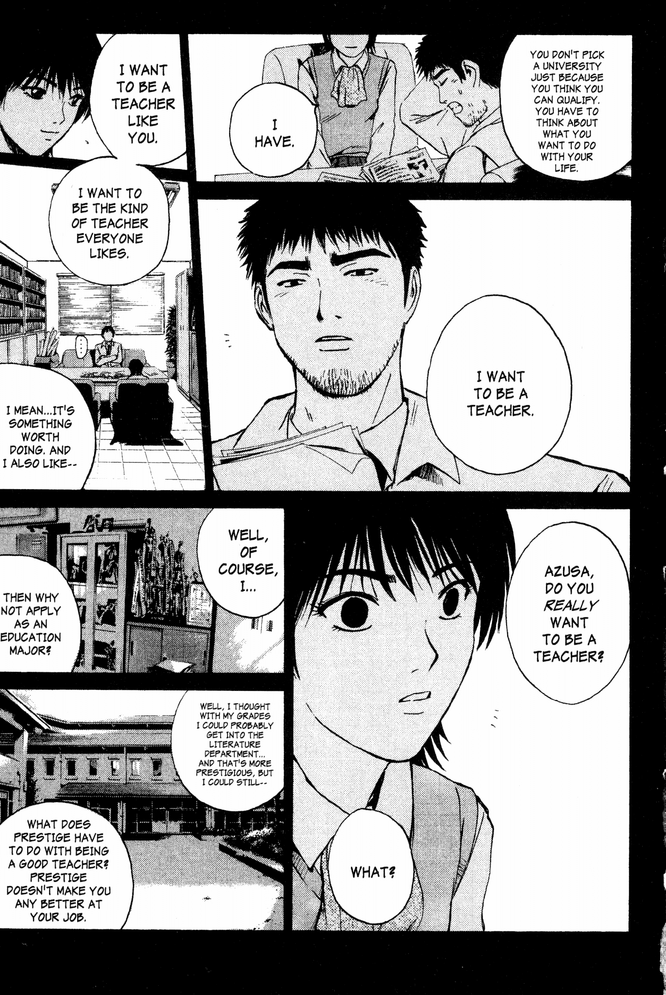 Great Teacher Onizuka Chapter 170 page 5 - Chapter 170: The Azusa Reason