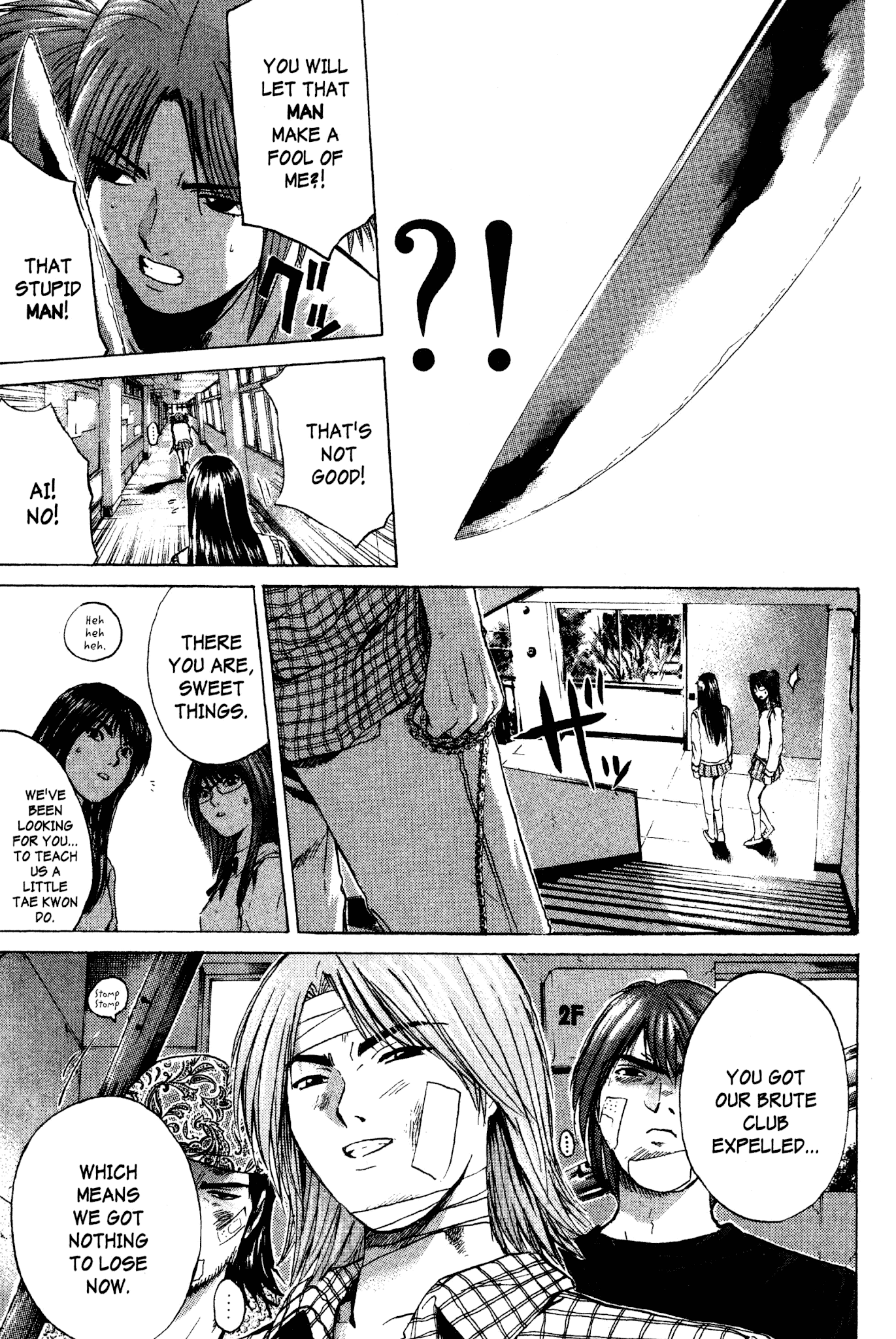 Great Teacher Onizuka Chapter 171 page 10 - Chapter 171: When Angels Get Spanked