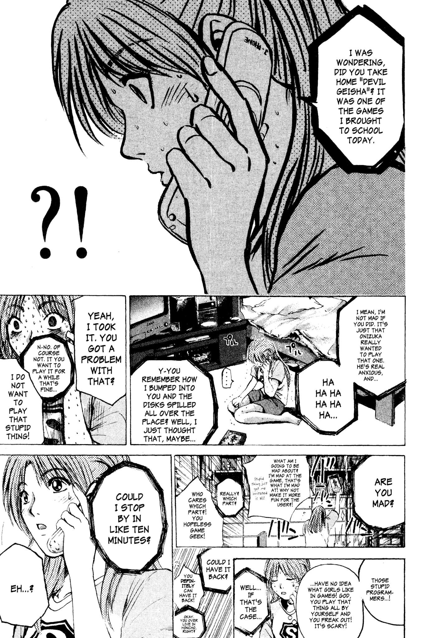 Great Teacher Onizuka Chapter 176 page 12 - Chapter 176: My Boyfriend's into Games
