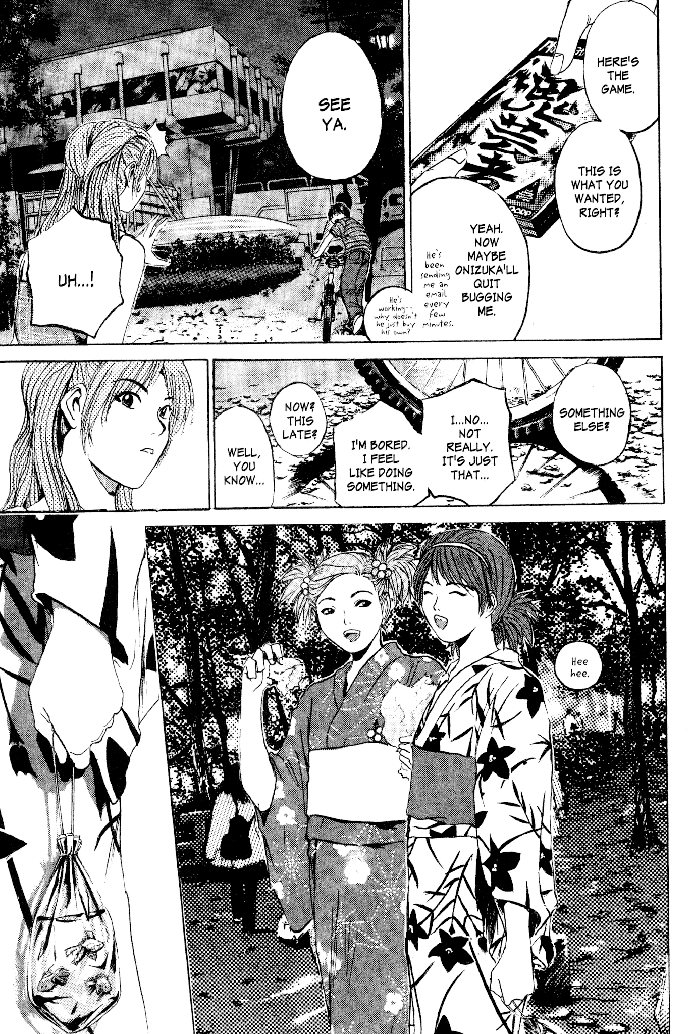 Great Teacher Onizuka Chapter 177 page 9 - Chapter 177: Tales of Summer Nights