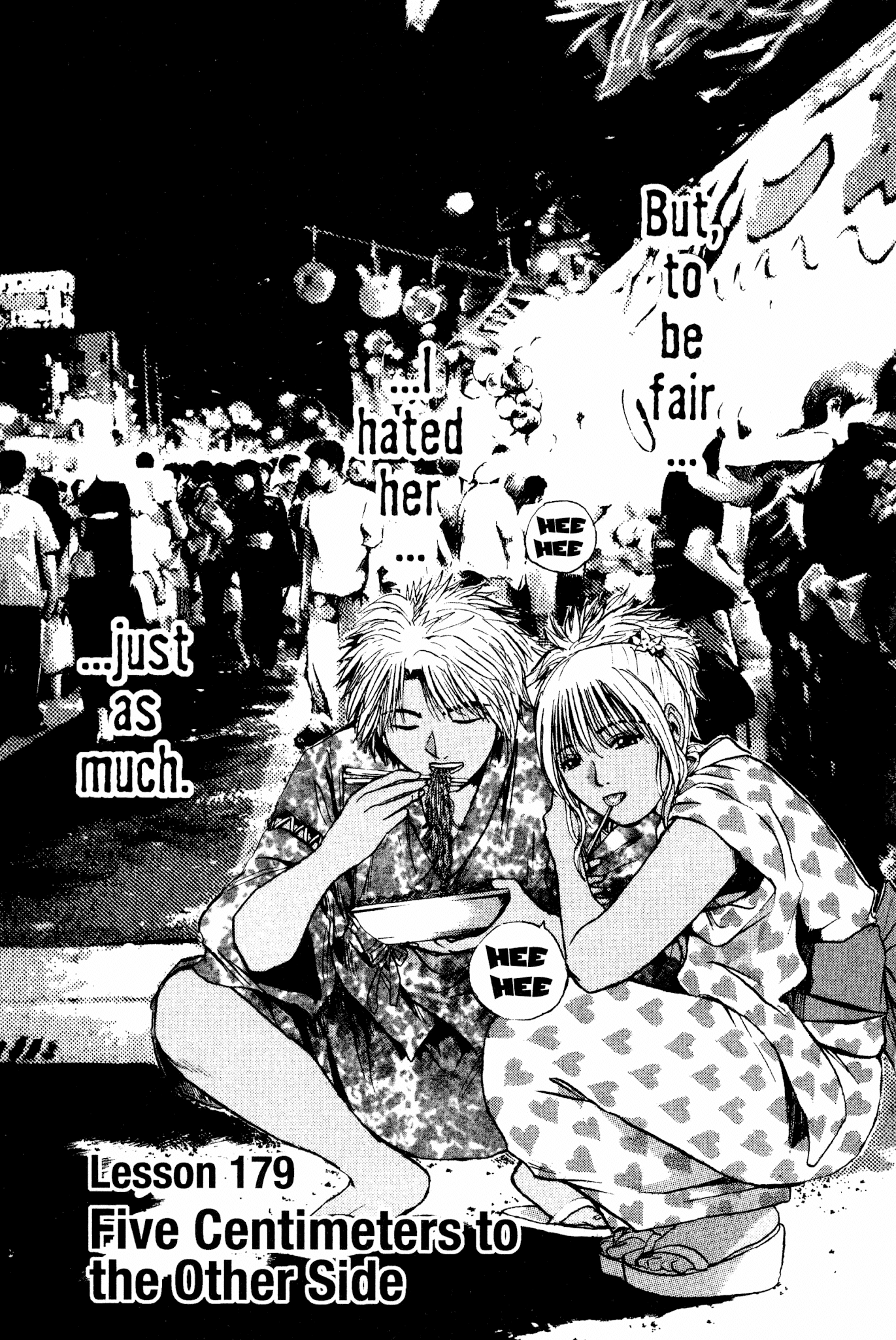 Great Teacher Onizuka Chapter 179 page 3 - Chapter 179: Five Centimeters to the Other Side