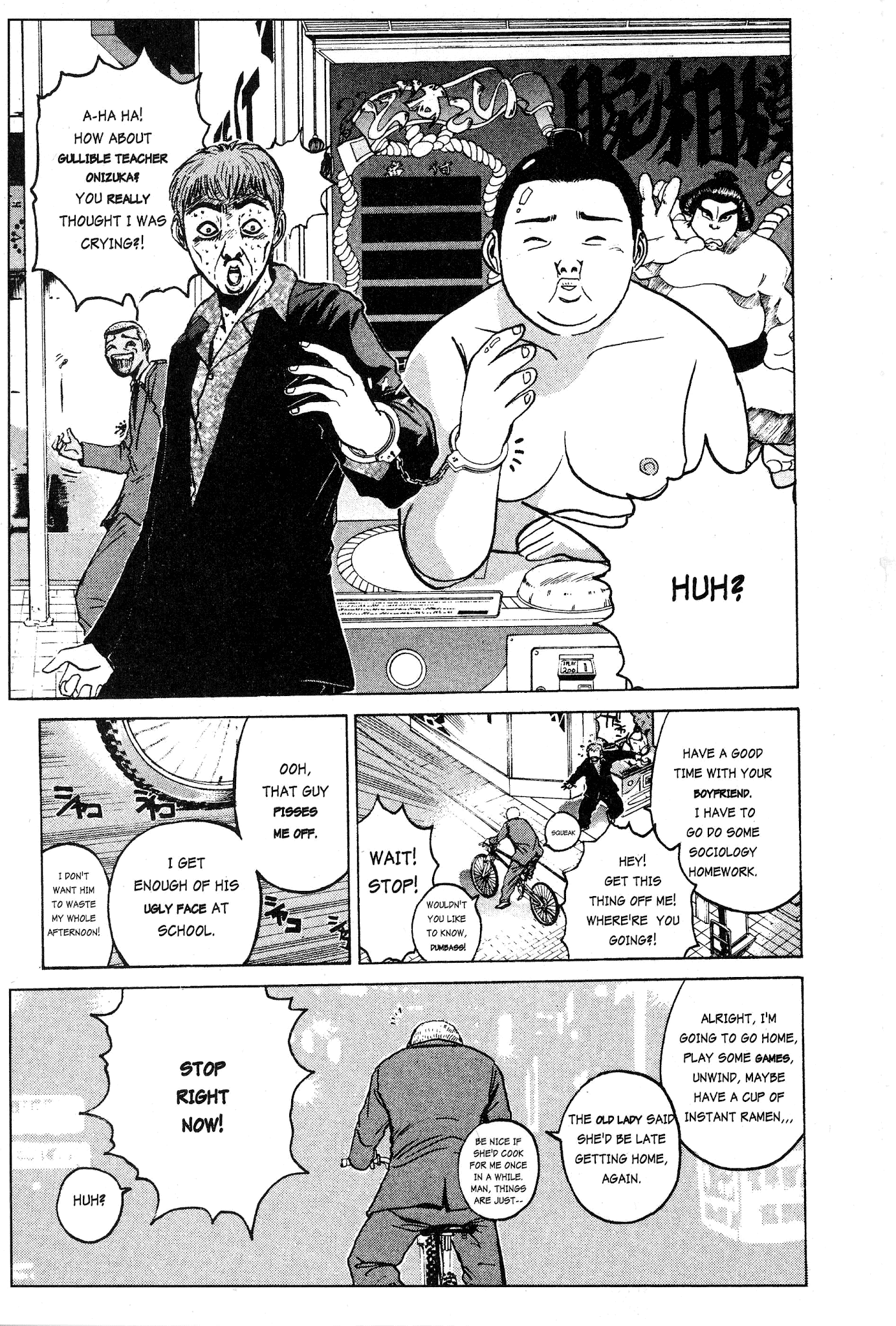 Great Teacher Onizuka Chapter 19 page 12 - Chapter 19: Grand Game-Center Battle