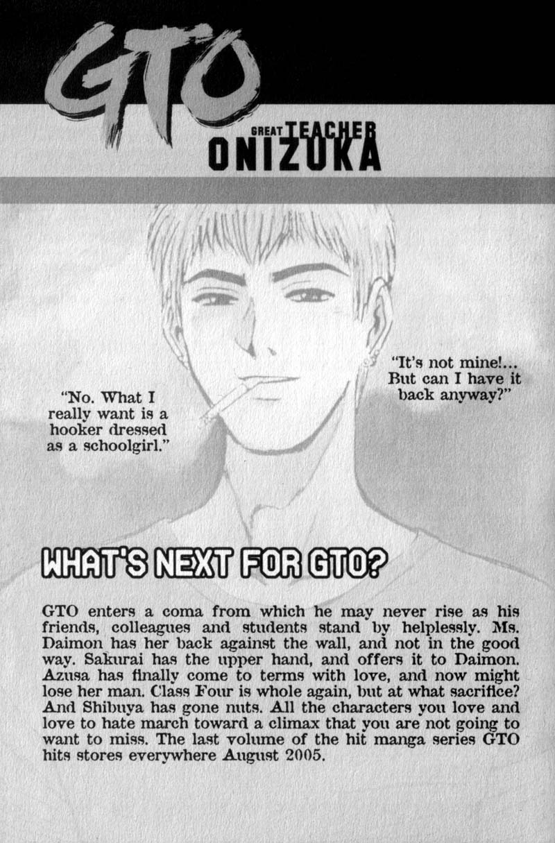 Great Teacher Onizuka Chapter 195 page 23 - Chapter 195: Grieving Time