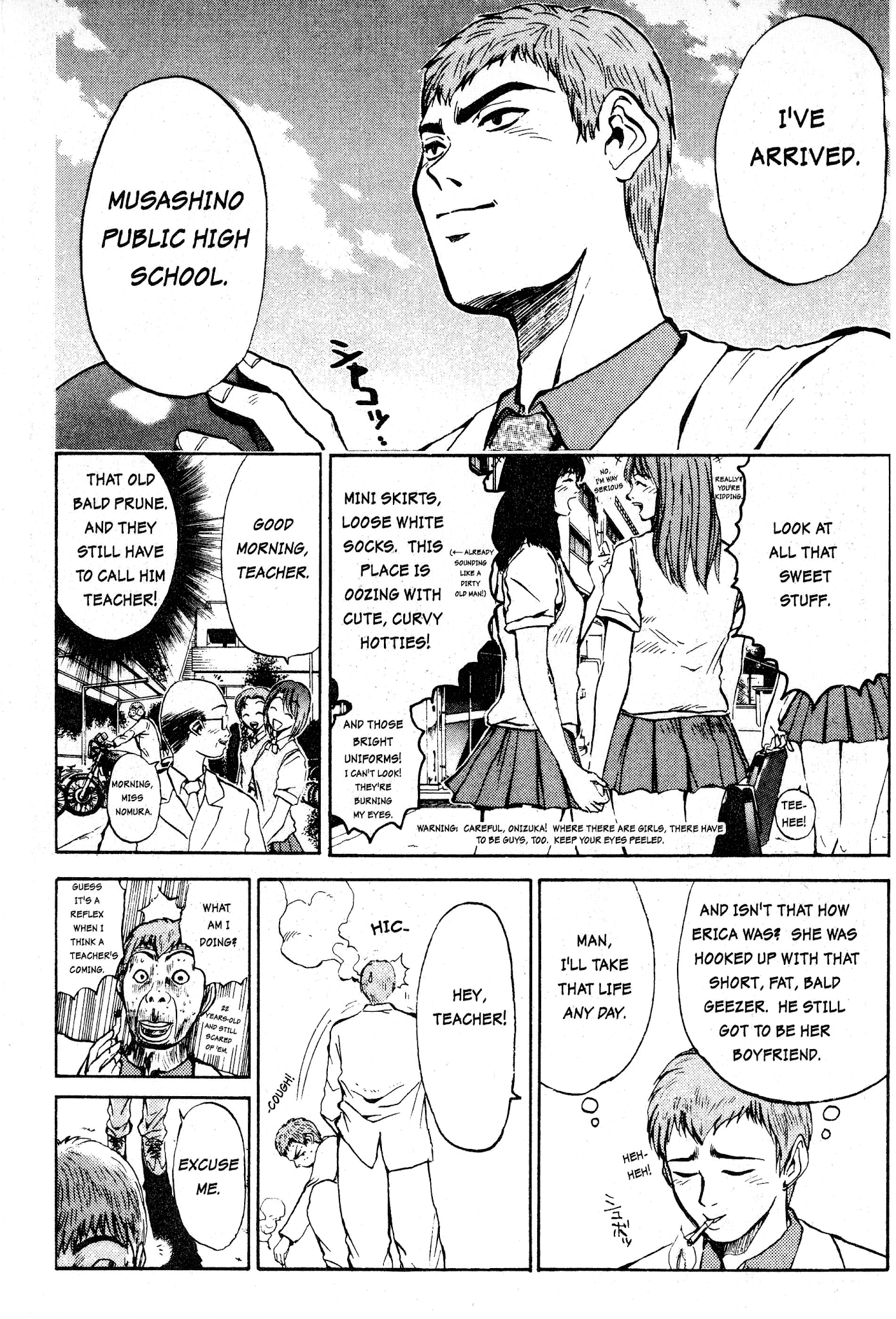 Great Teacher Onizuka Chapter 2 page 9 - Chapter 2: On Becoming A Teacher