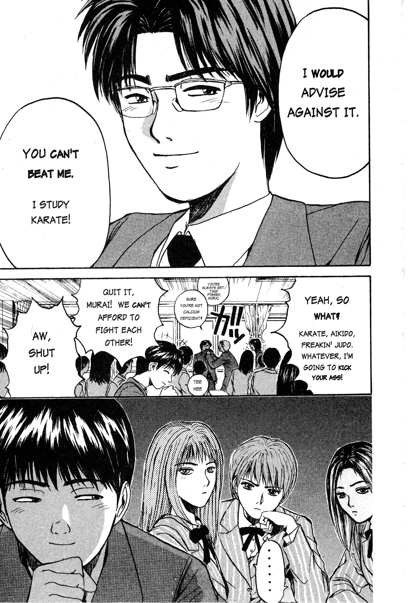Great Teacher Onizuka Chapter 21 page 10 - Chapter 21: The Shumai Of Fear