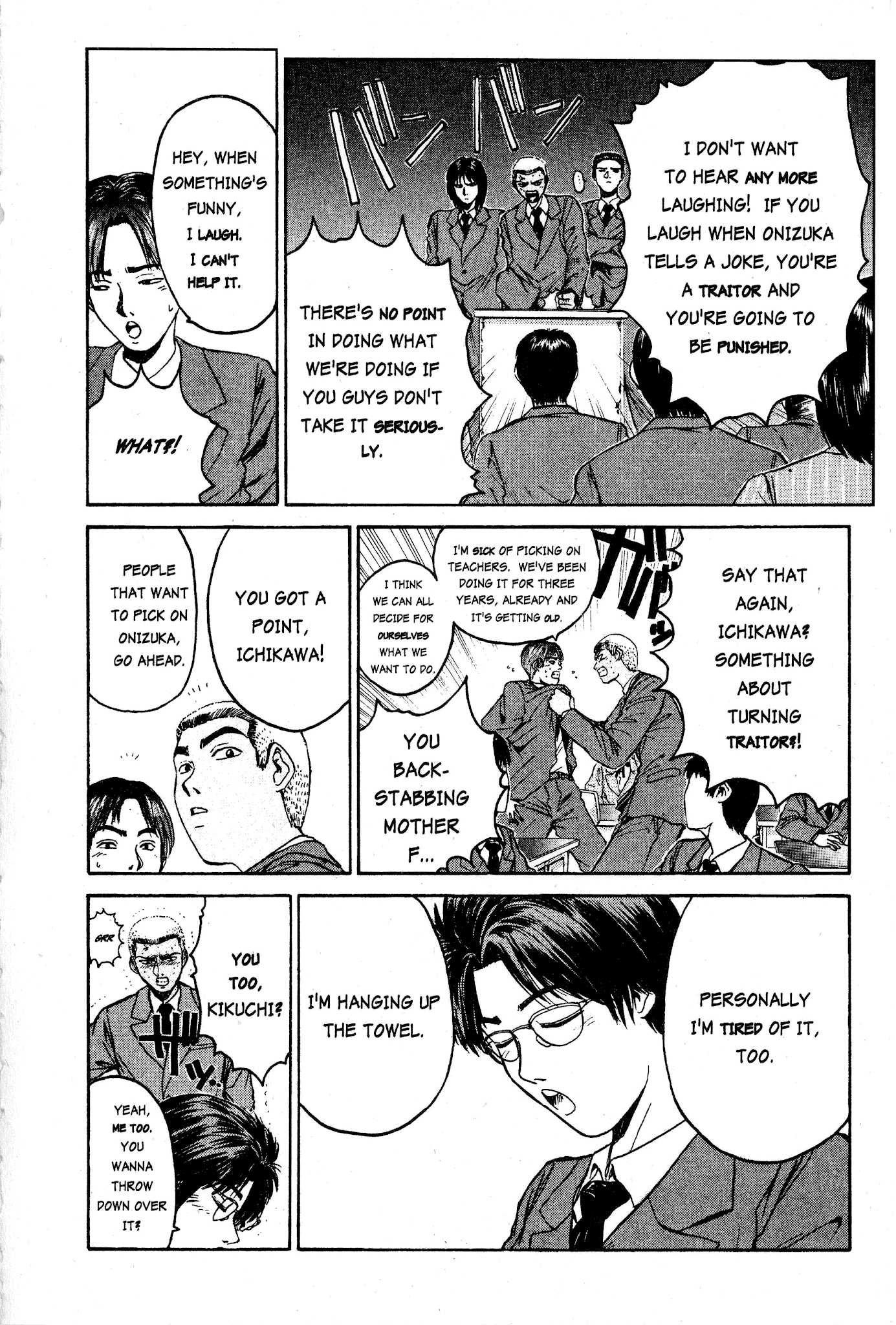 Great Teacher Onizuka Chapter 21 page 9 - Chapter 21: The Shumai Of Fear