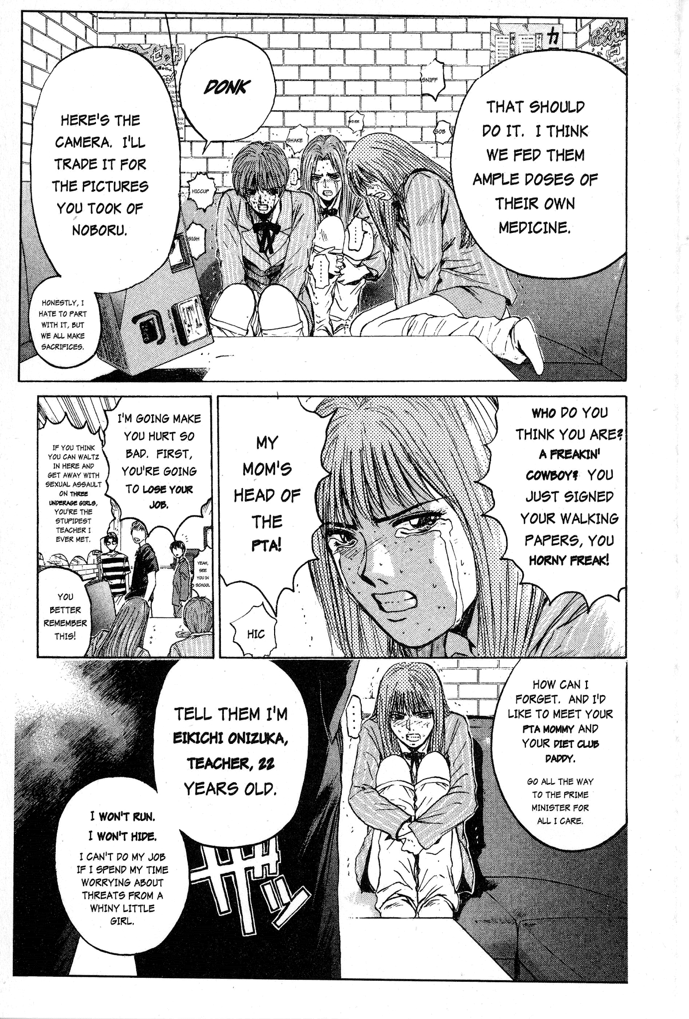 Great Teacher Onizuka Chapter 22 page 16 - Chapter 22: My Beautiful White Cresta!