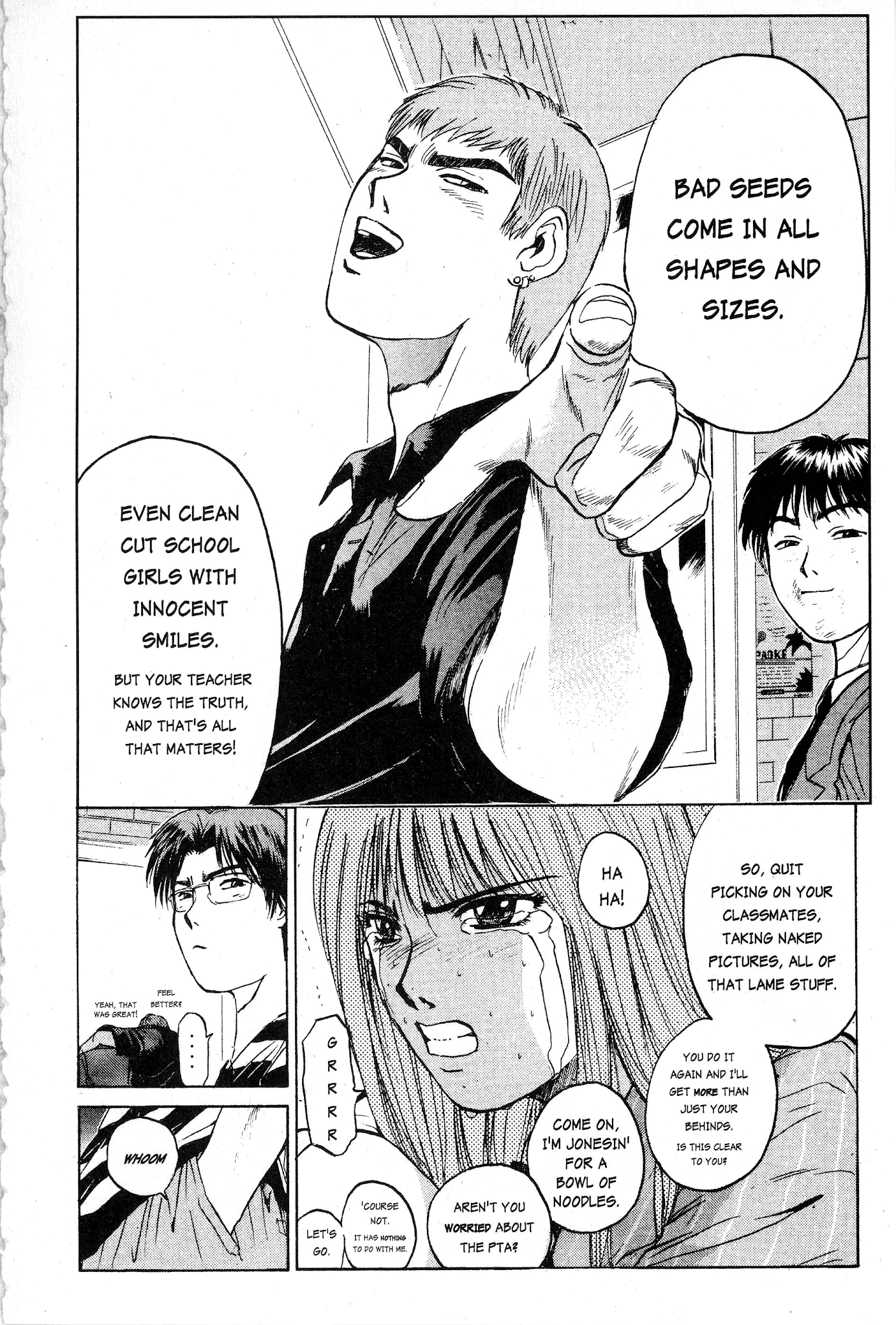 Great Teacher Onizuka Chapter 22 page 17 - Chapter 22: My Beautiful White Cresta!