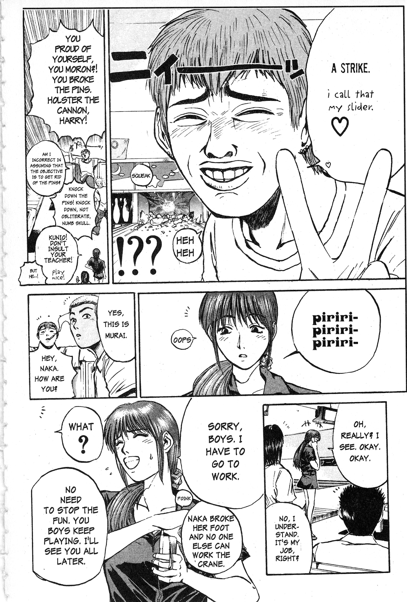 Great Teacher Onizuka Chapter 26 page 10 - Chapter 26: The Kichijoji Bowling Wars