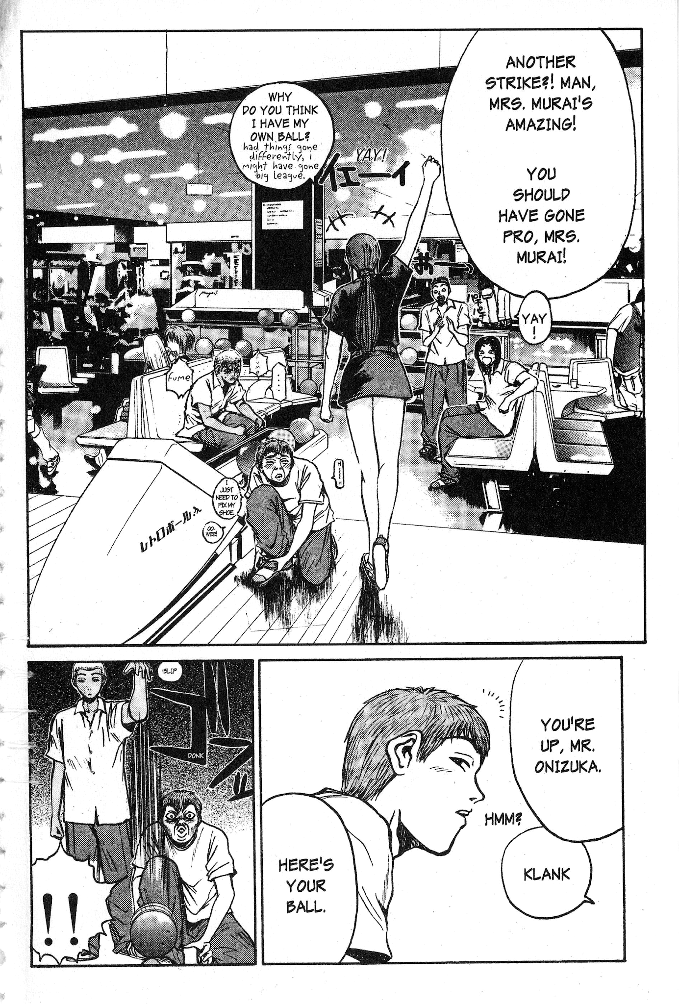 Great Teacher Onizuka Chapter 26 page 4 - Chapter 26: The Kichijoji Bowling Wars