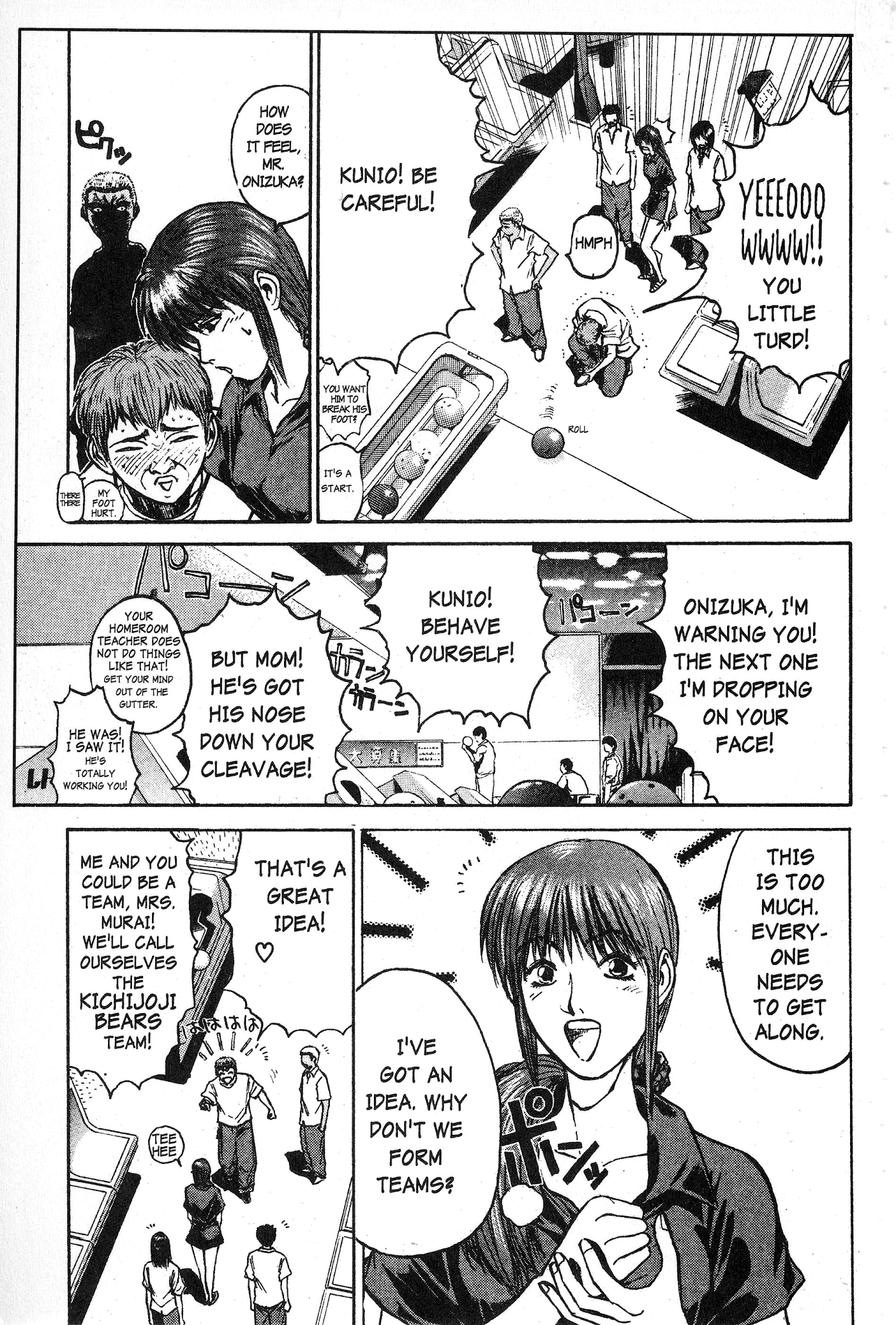 Great Teacher Onizuka Chapter 26 page 5 - Chapter 26: The Kichijoji Bowling Wars