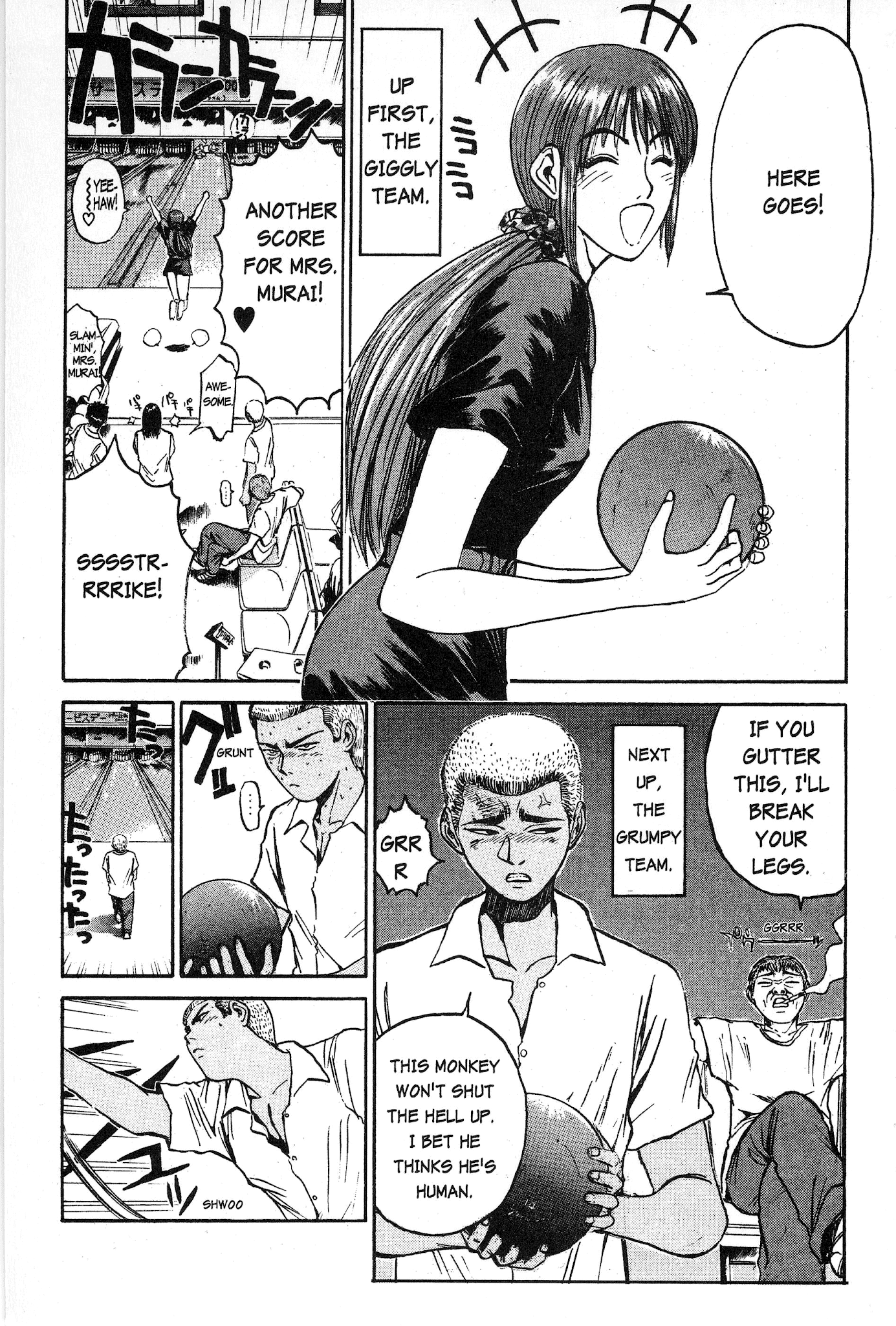 Great Teacher Onizuka Chapter 26 page 7 - Chapter 26: The Kichijoji Bowling Wars